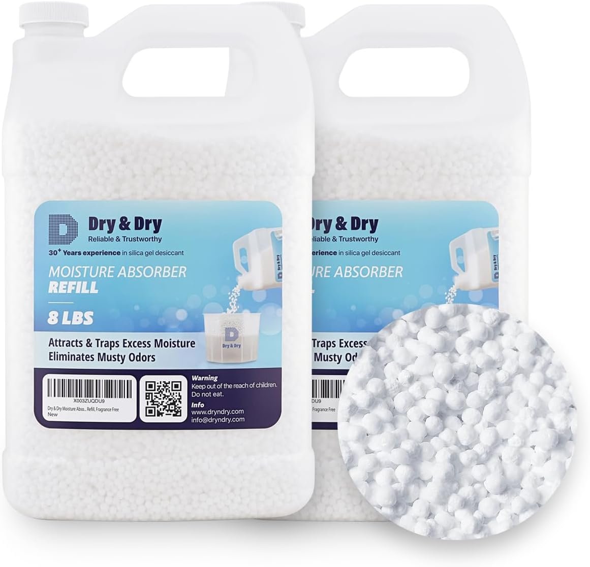 16磅吸湿除湿珠填充包 - 留学生宿舍卧室防潮霉守护，衣物书籍干爽如家乡