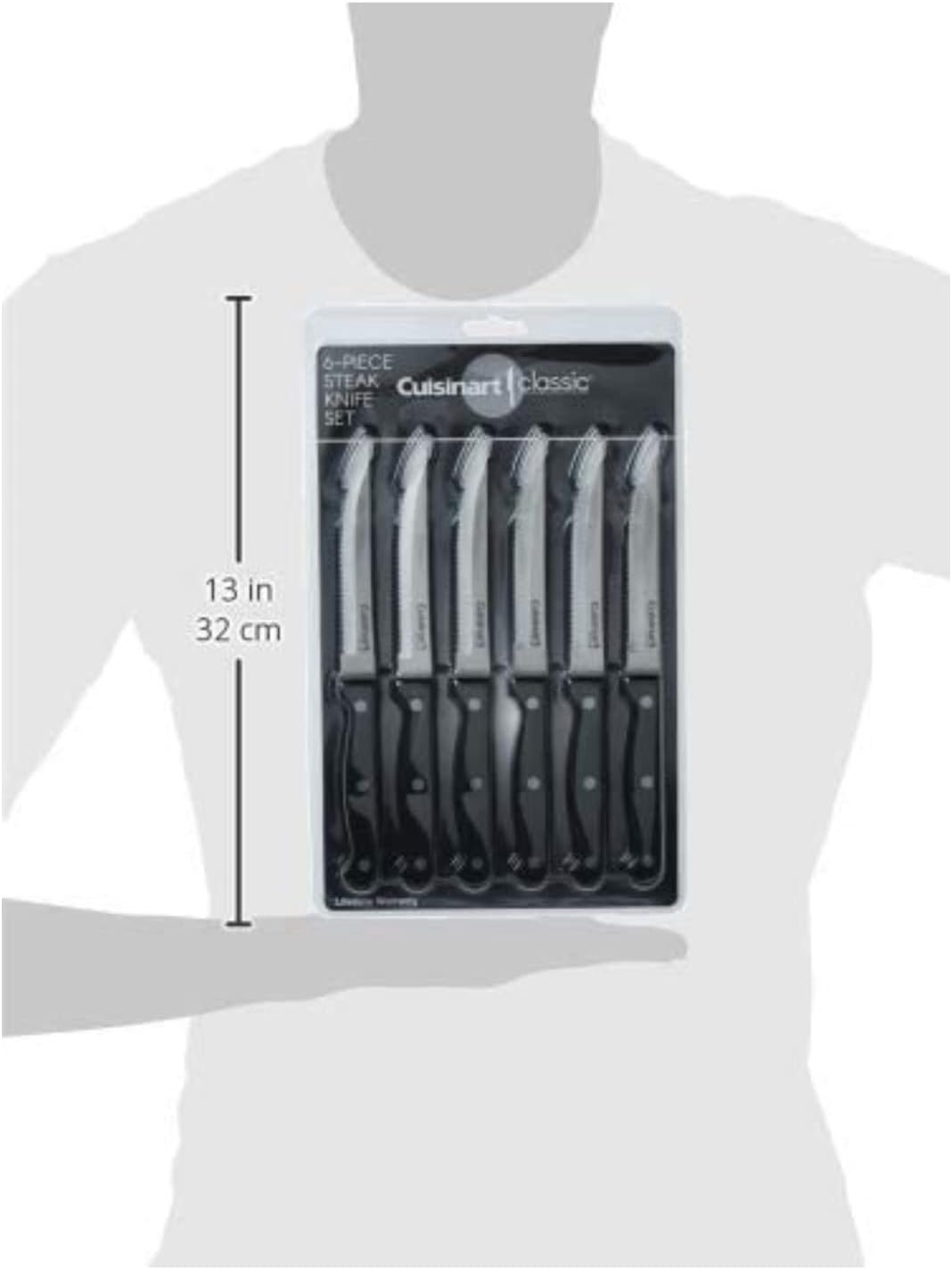 6件不锈钢牛排刀套装，留学生租房厨房切西餐利器，轻便耐用精准切割，轻松享异国美食不费力