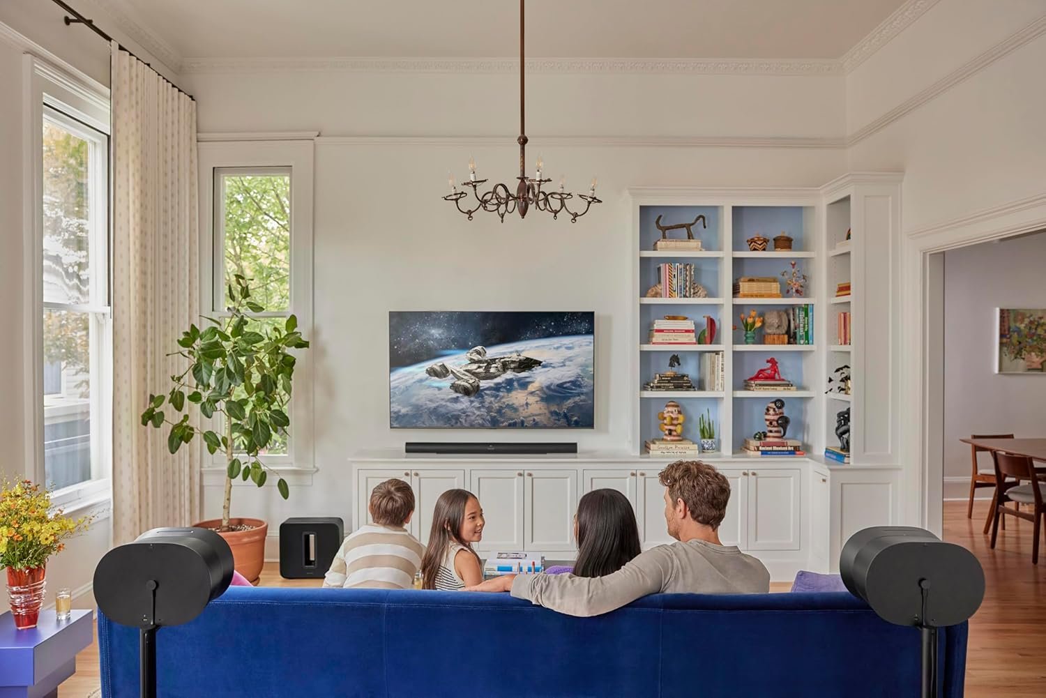 Dolby Atmos语音控制音条 9.1.4环绕声 - 留学生租房公寓影音升级，语音遥控轻松追剧解压不扰邻