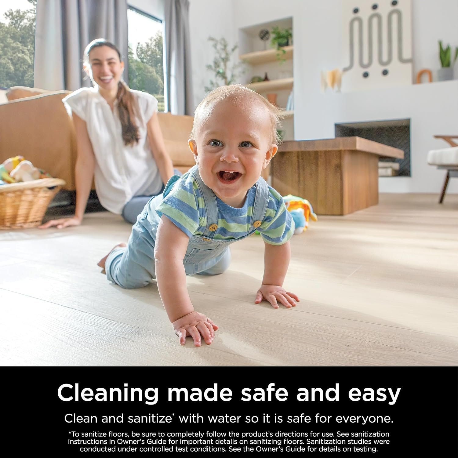 蒸汽拖把带2个可机洗抓垢垫 可拆水箱 轻便设计 硬地板蒸汽清洁器 租房留学生速洁神器 蒸汽杀菌10分钟搞定油渍小窝卫生