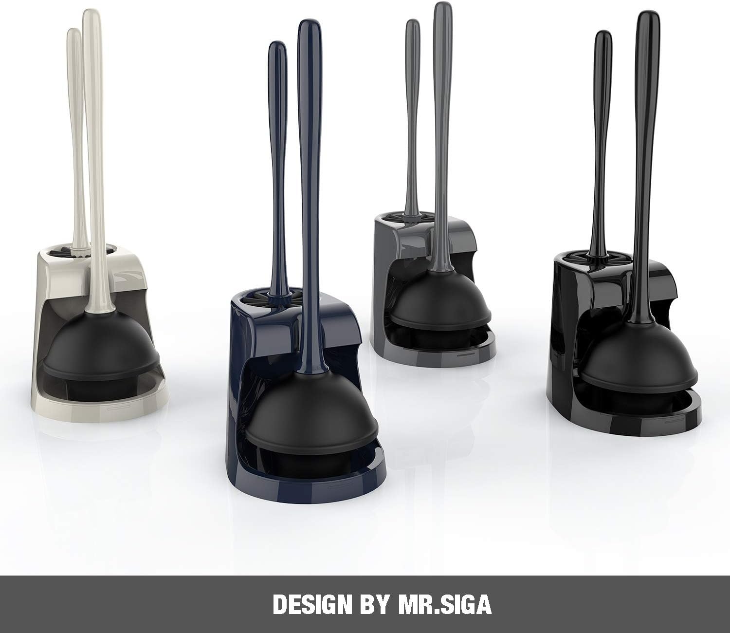 马桶吸 plunger 马桶刷组合套装，留学生租房公寓应急清洁利器，轻松疏通堵塞一刷即净维护卫生