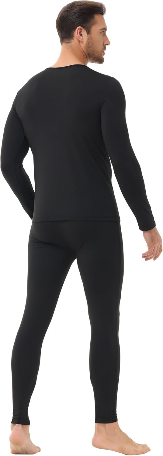 3件套男士保暖内衣 长约翰抓绒衬里 柔软温暖冷天基底层 留学生海外冬日租房暖身神器 抗寒通勤赶due更自在