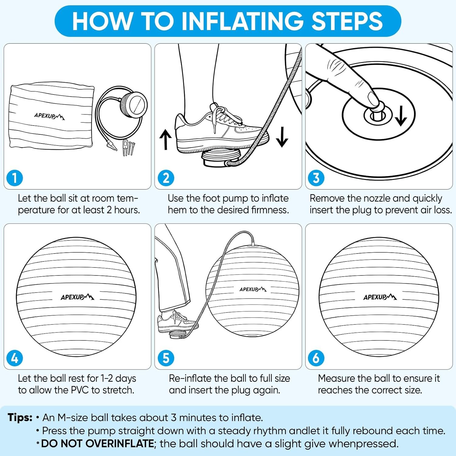 留学生租房久坐护腰神器：防滑重型瑜伽球 平衡核心健身训练球