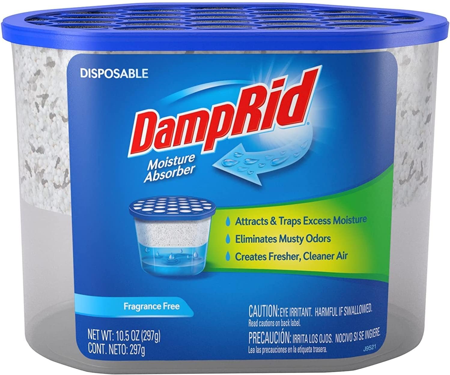 无香味一次性吸湿剂 10.5盎司 3包装 - 留学生租房潮湿克星 消除霉臭 宿舍空气清新守护