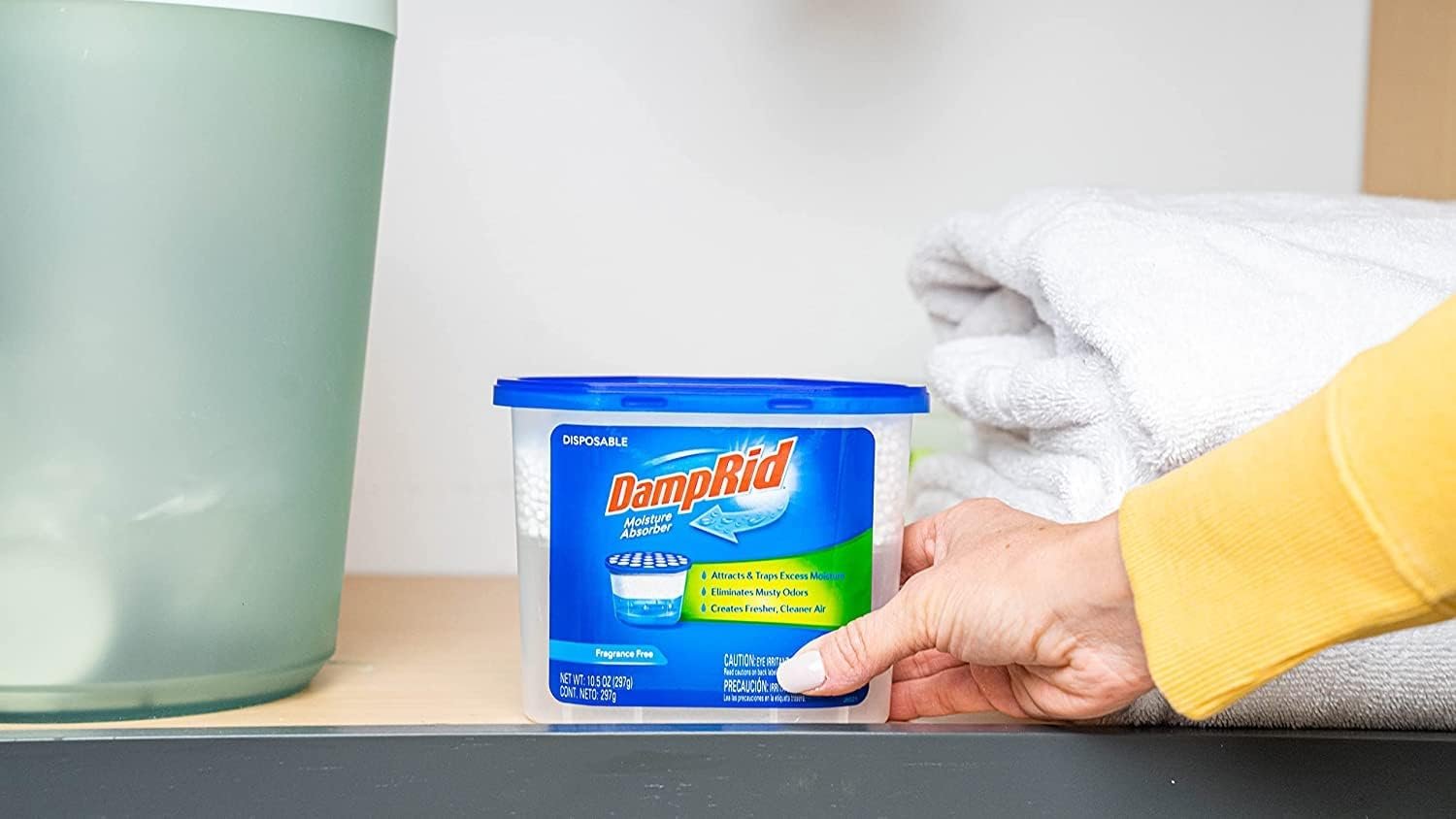 无香味一次性吸湿剂 10.5盎司 3包装 - 留学生租房潮湿克星 消除霉臭 宿舍空气清新守护