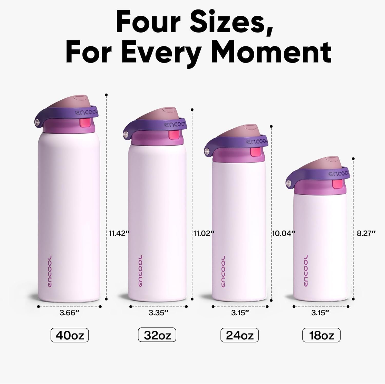 留学生海外背包防漏神器：保温吸管双饮水瓶，冷饮持久伴赶due通勤健身，袋安设计24oz紫甘蓝