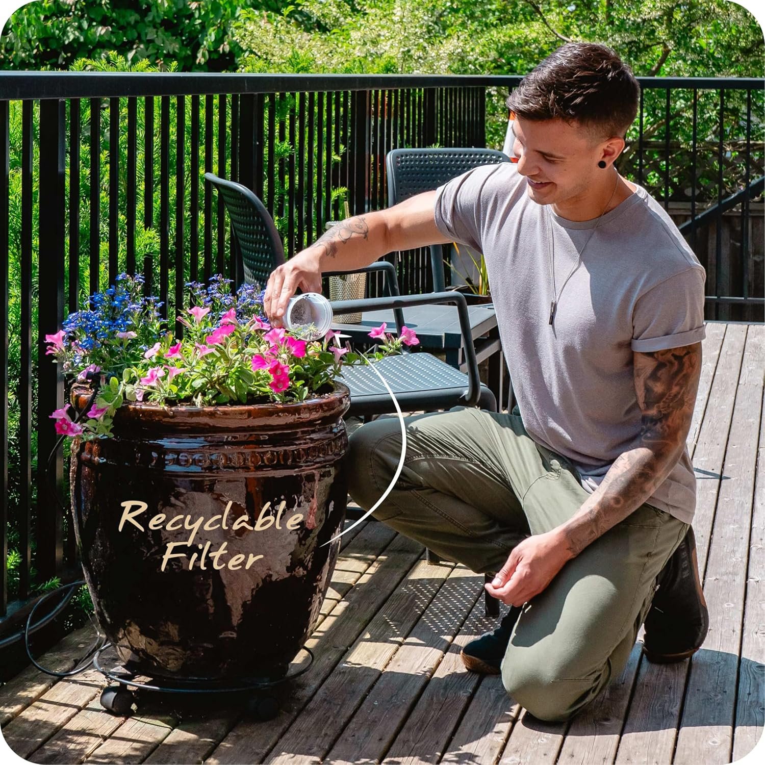 玻璃台面水过滤系统：留学生租房自来水净化器 滤氟除氯添加矿物质平衡pH 喝健康碱性水 缓解异国饮食不适高效赶due