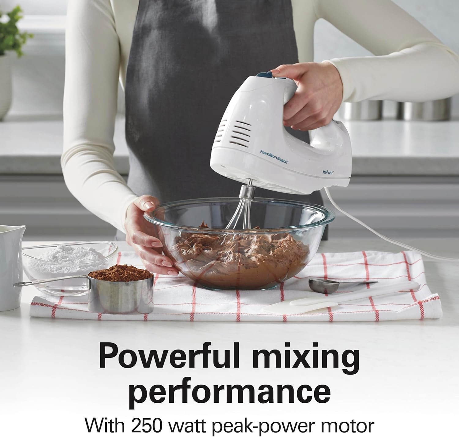 6速电动手持搅拌机带打蛋器传统打蛋头快扣存储盒 留学生租房小厨利器 速成甜点奶油解乡愁不占空间