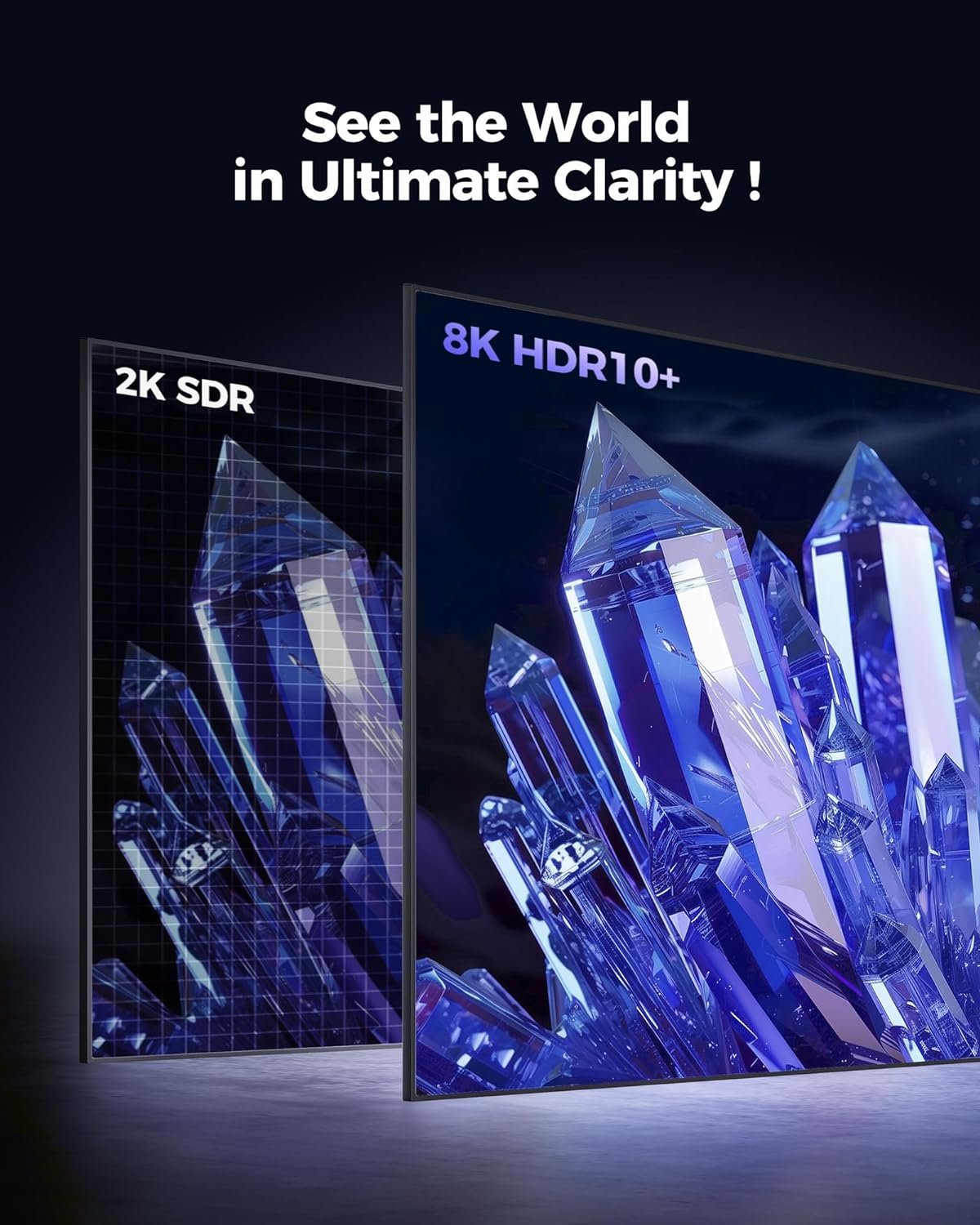 认证HDMI 2.1线缆 [4K@240Hz 144Hz 120Hz 8K@60Hz] 1440P超高速48Gbps升级编织 HDR10+ eARC HDCP2.3 兼容Xbox/PS5/PS4/Roku TV-2米：留学生宿舍熬夜游戏不卡顿 海外租房高清追剧放松神器