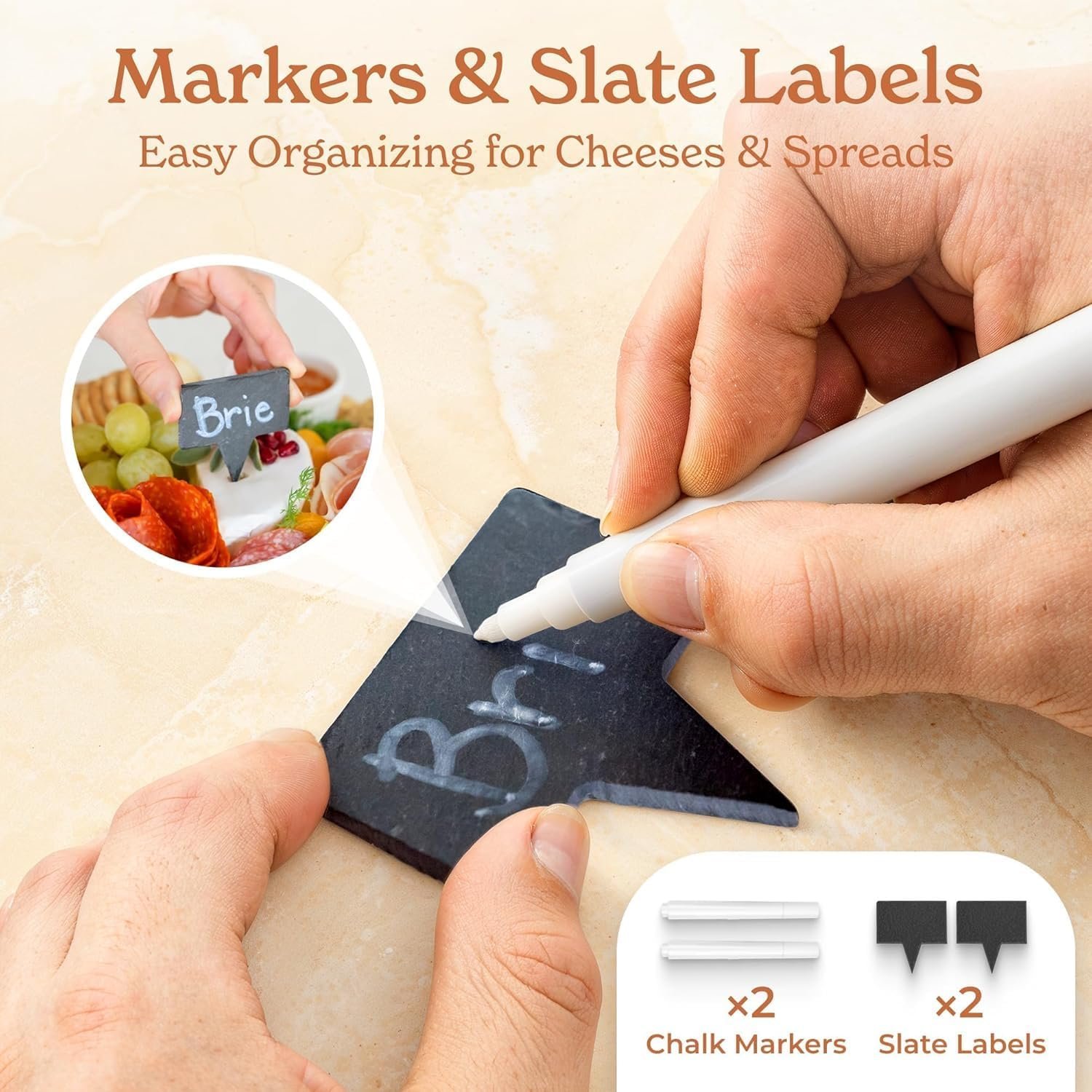 大型竹子芝士板套装 - 留学生租房小窝分享餐神器，一板搞定切配招待室友，拉近异乡友情温暖海外生活