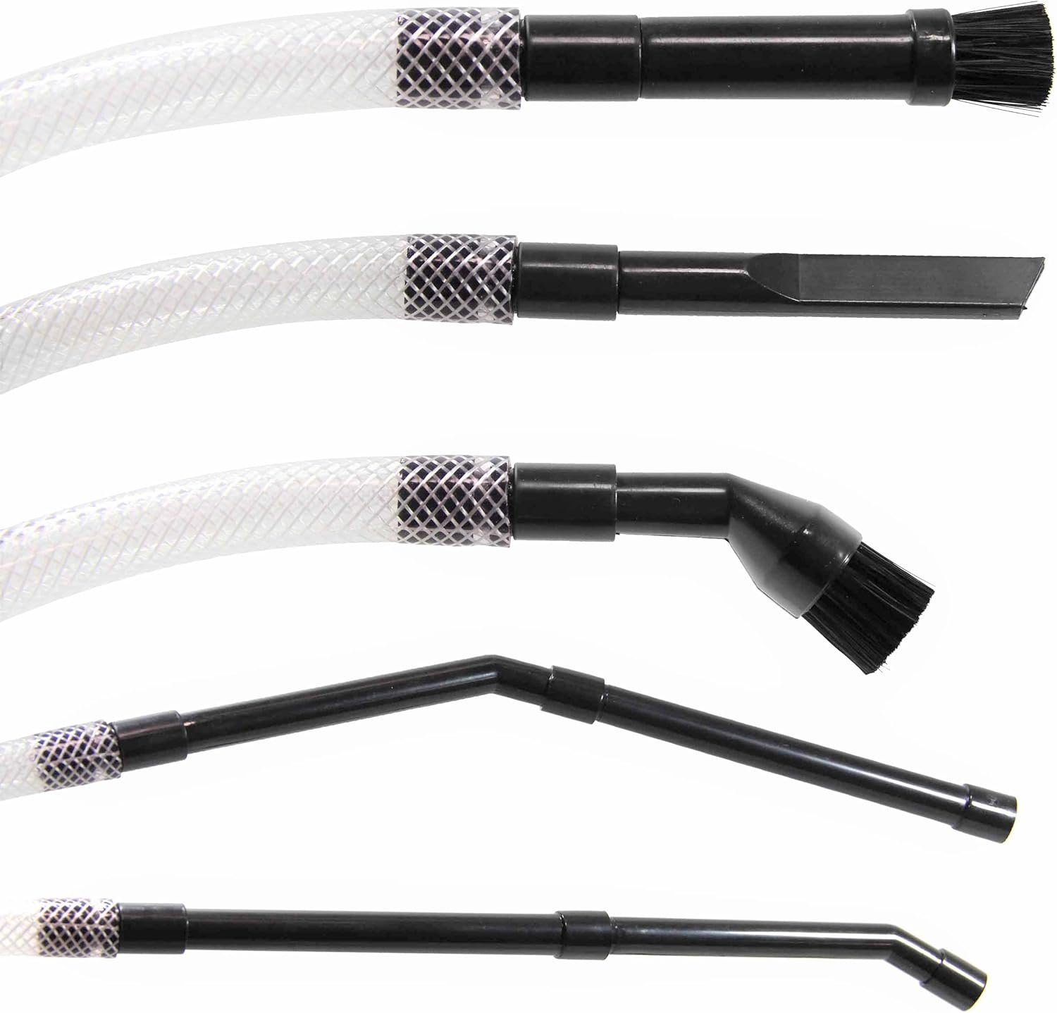 迷你真空吸尘器8件附件工具套装：留学生宿舍键盘缝隙吸尘利器，租房小空间清洁零负担