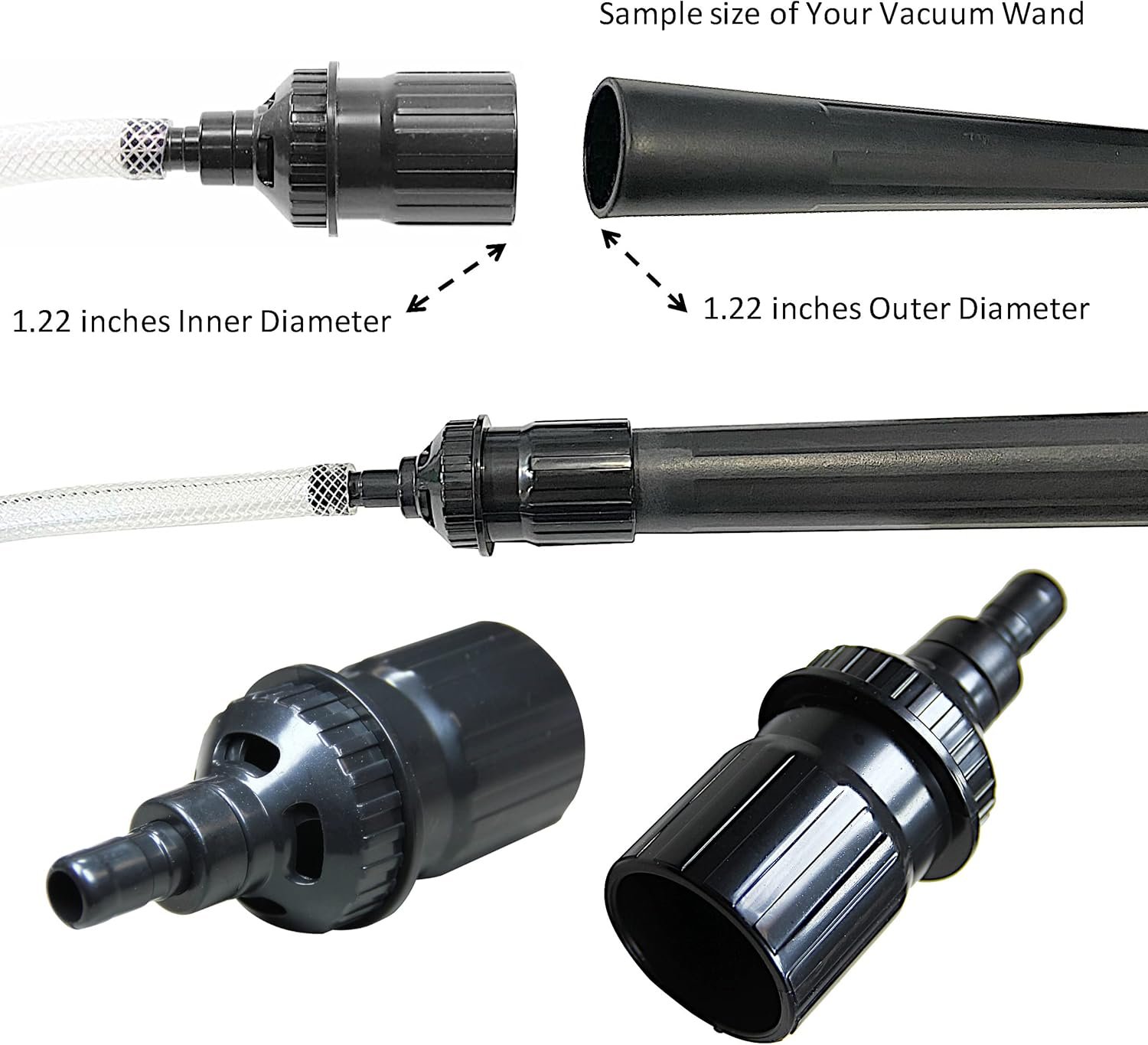 迷你真空吸尘器8件附件工具套装：留学生宿舍键盘缝隙吸尘利器，租房小空间清洁零负担