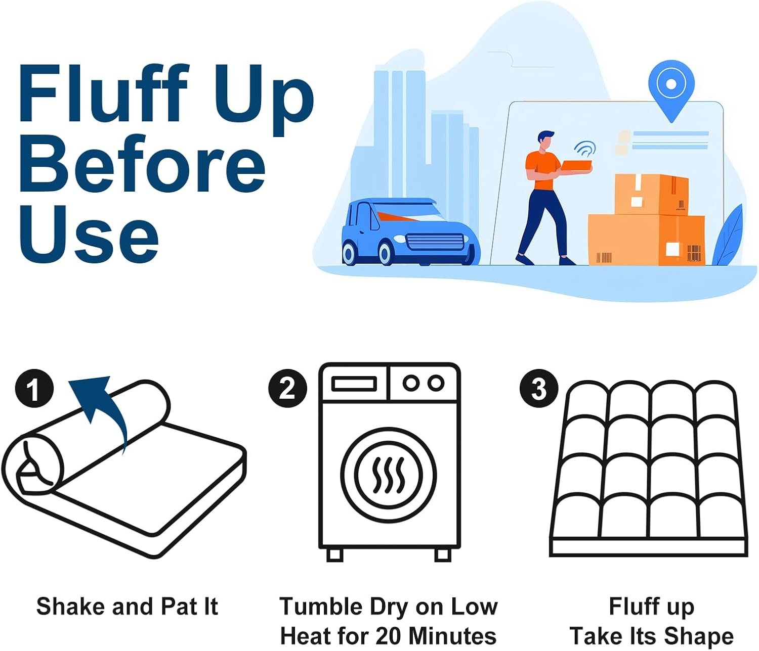 Queen加厚降温枕头顶床垫顶垫，留学生租房硬床变云朵睡感，熬夜赶due后秒恢复活力