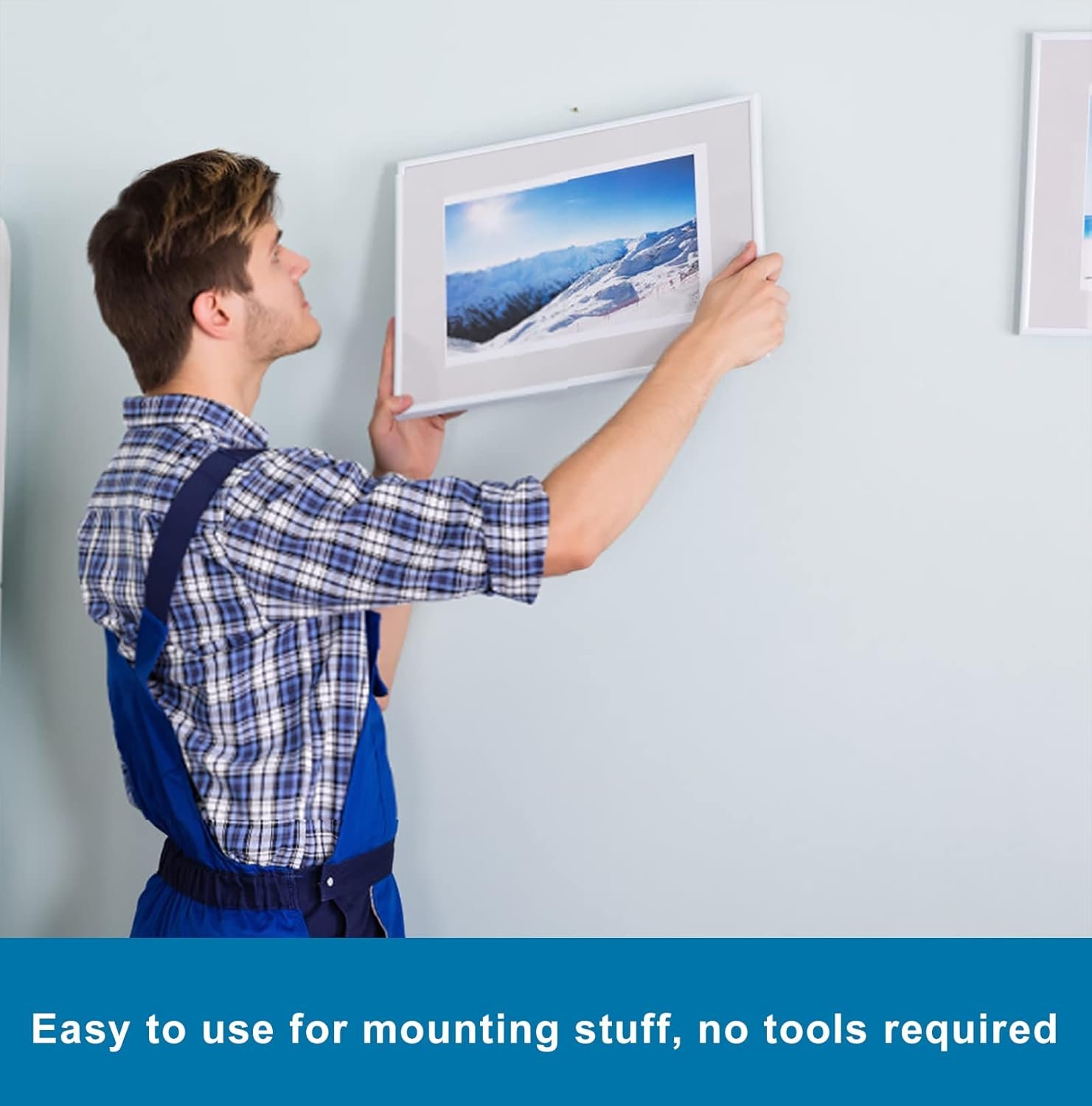 重型可拆卸双面胶带1英寸x9.85英尺 租房挂照片海报不伤墙 留学生宿舍装饰零损伤省心神器 重型可拆卸双面胶带1英寸x9.85英尺 租房挂照片海报不伤墙 留学生宿舍装饰零损伤省心神器