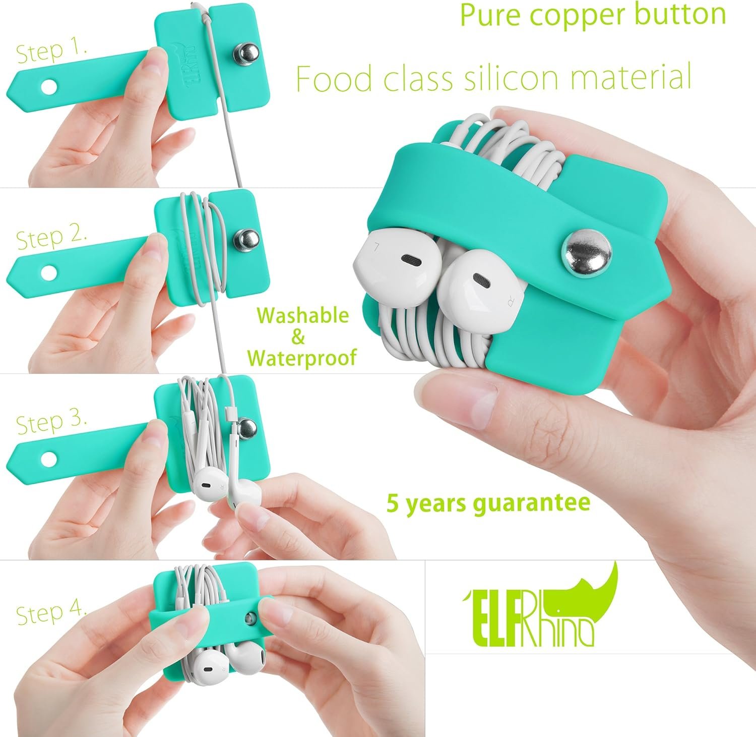 耳机线缆整理器 留学旅行背包耳塞永不缠绕宿舍赶due专注收纳神器