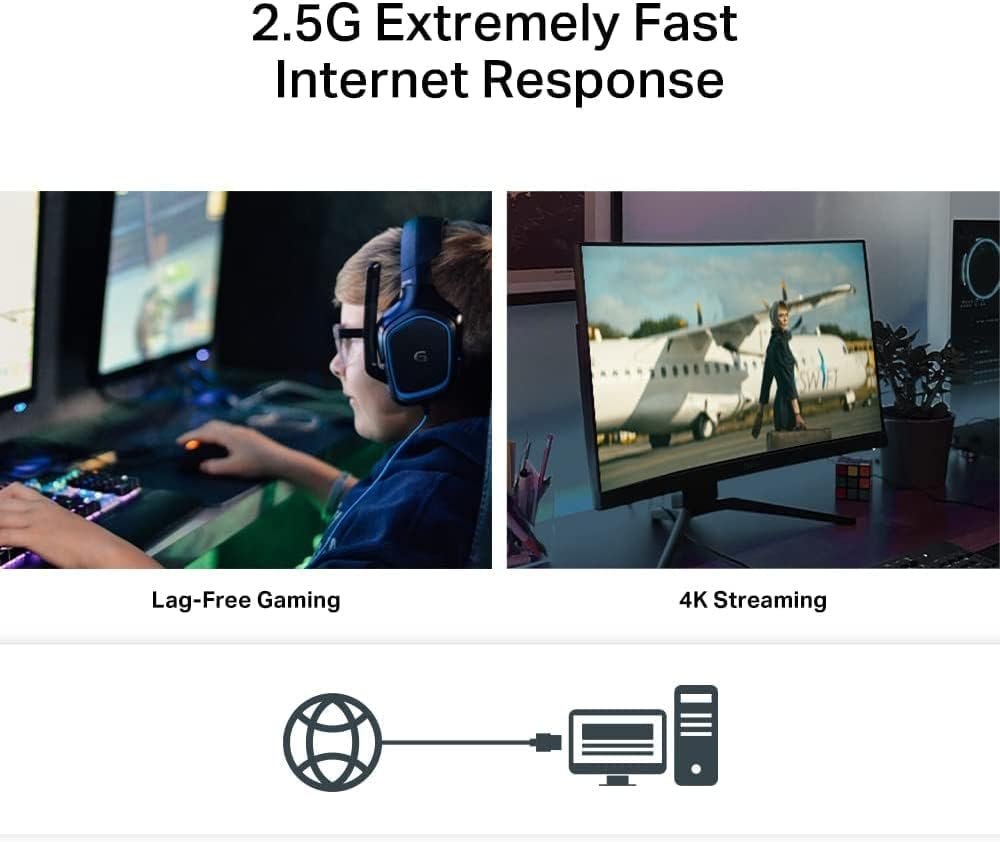 2.5G PCIe网卡 – 留学生租房高速上网救星，稳享2.5G网速下载论文数据远程视频零卡顿