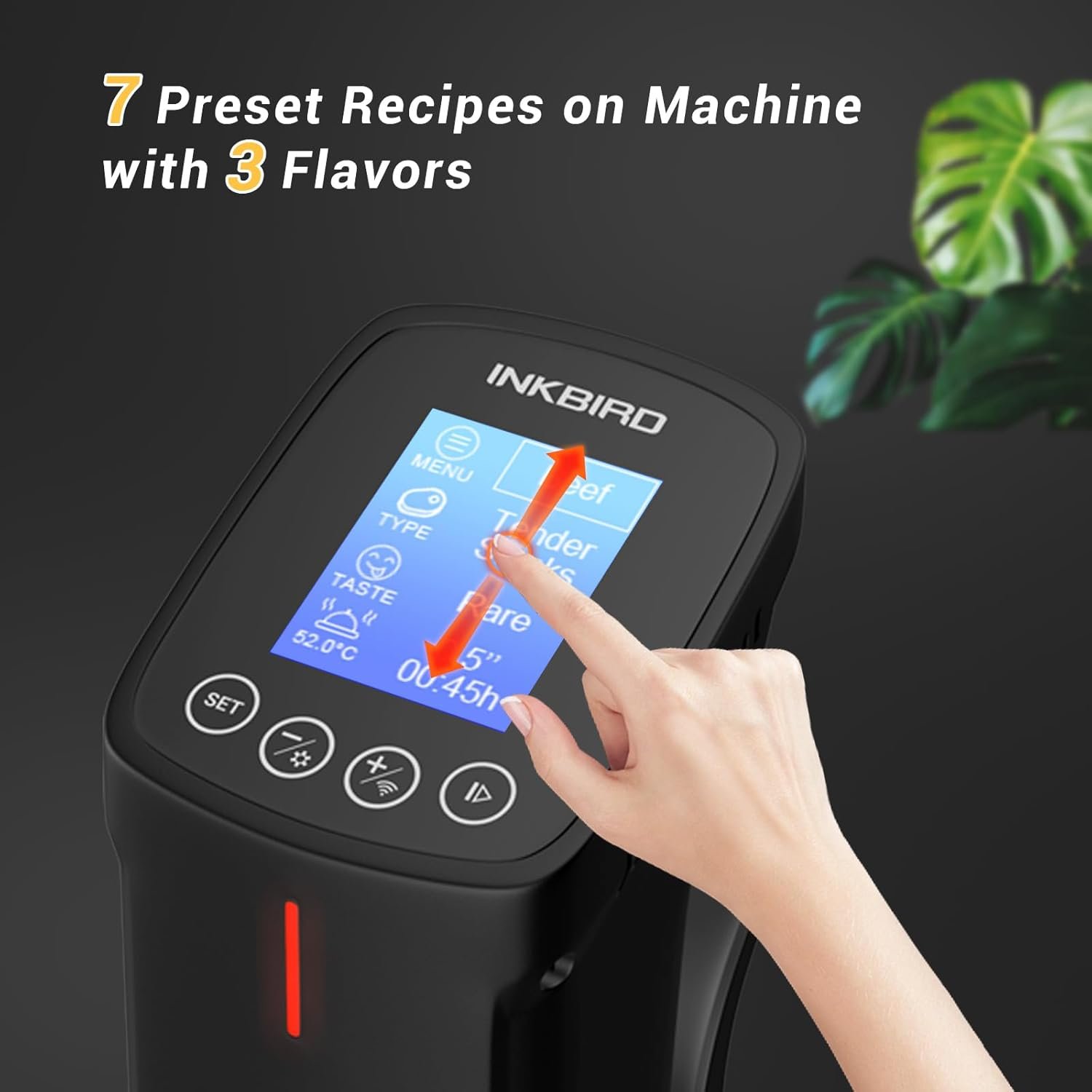 留学生海外小厨房解乡愁：WiFi Sous Vide 1000W 浸没式烹饪机，APP预设食谱远程操控精准煮美食，赶due边学边享家乡美味