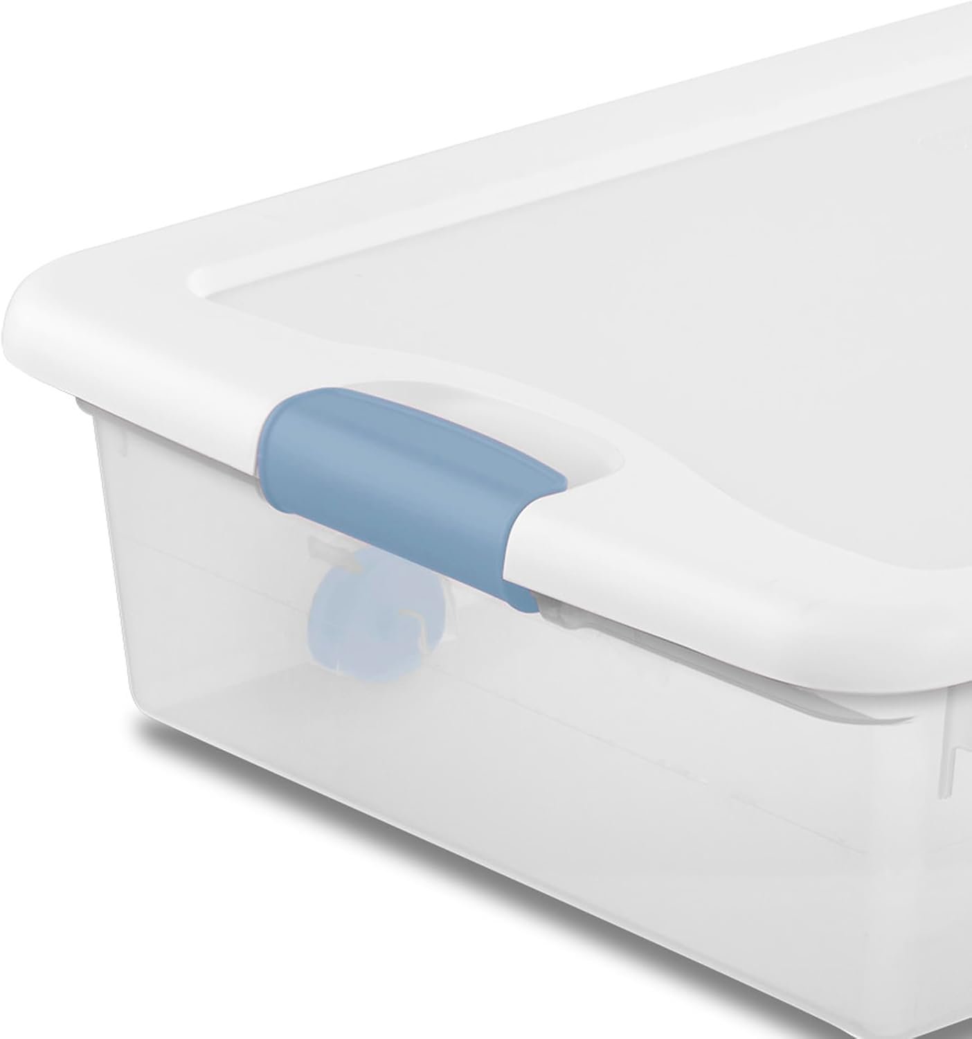 4件套带轮子堆叠塑料储物箱 留学生宿舍行李衣物大容量收纳 瞬间变整洁小窝省空间