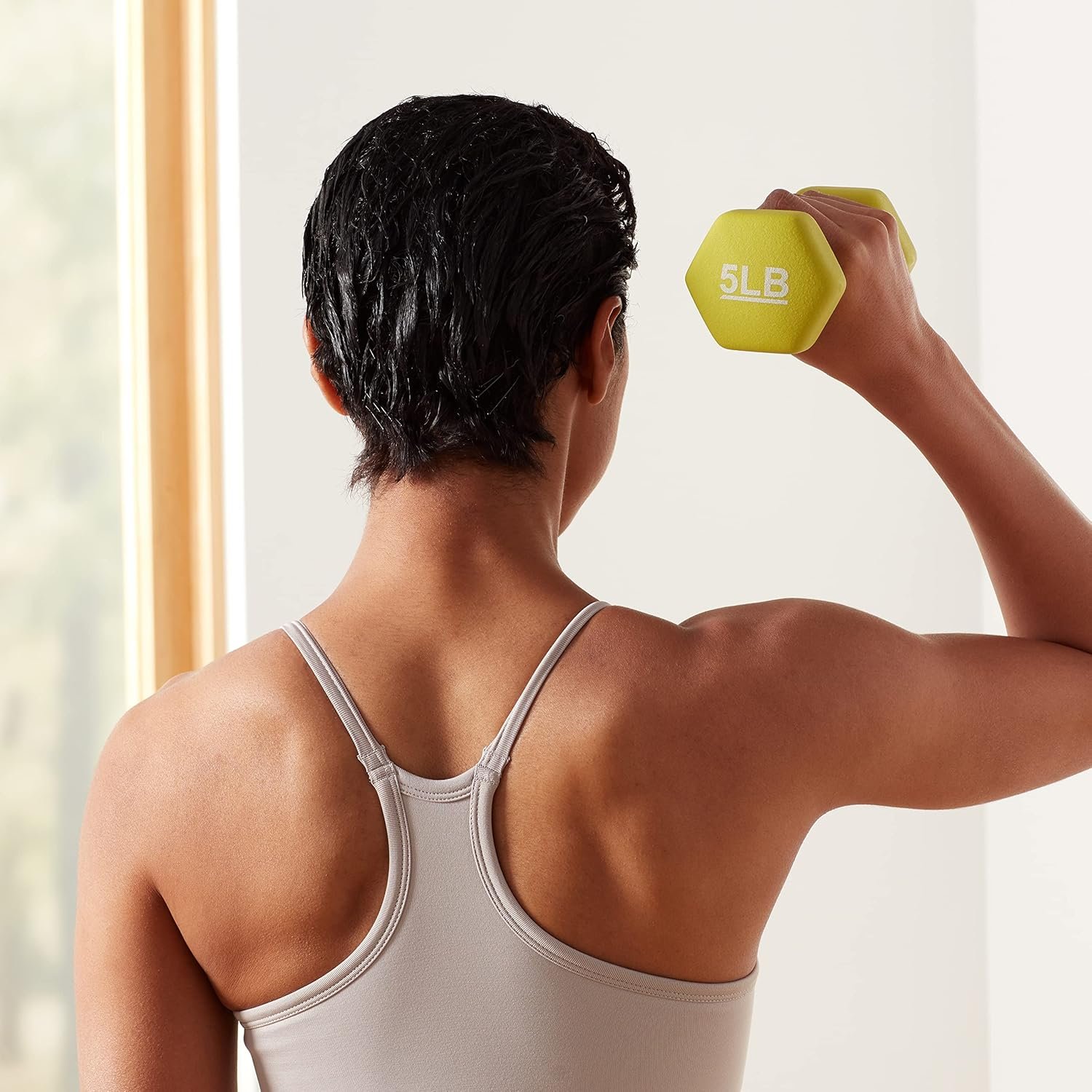 氯丁橡胶哑铃手重 留学生宿舍深夜解压速塑肌肉