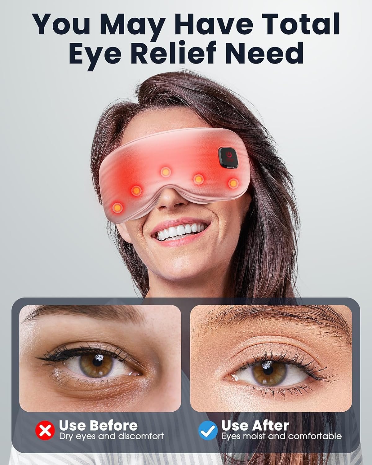 加热眼罩 - 留学生宿舍深夜刷题眼干热敷一刻 无绳舒缓疲劳促进入睡