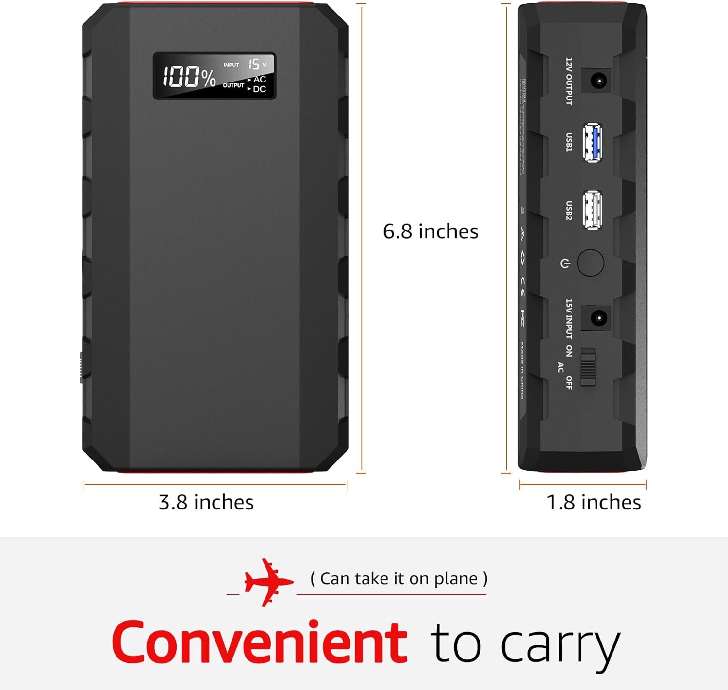 88.8Wh带AC插座便携电源宝 留学生宿舍深夜断电笔记本续航 海外租房户外旅行应急充电站