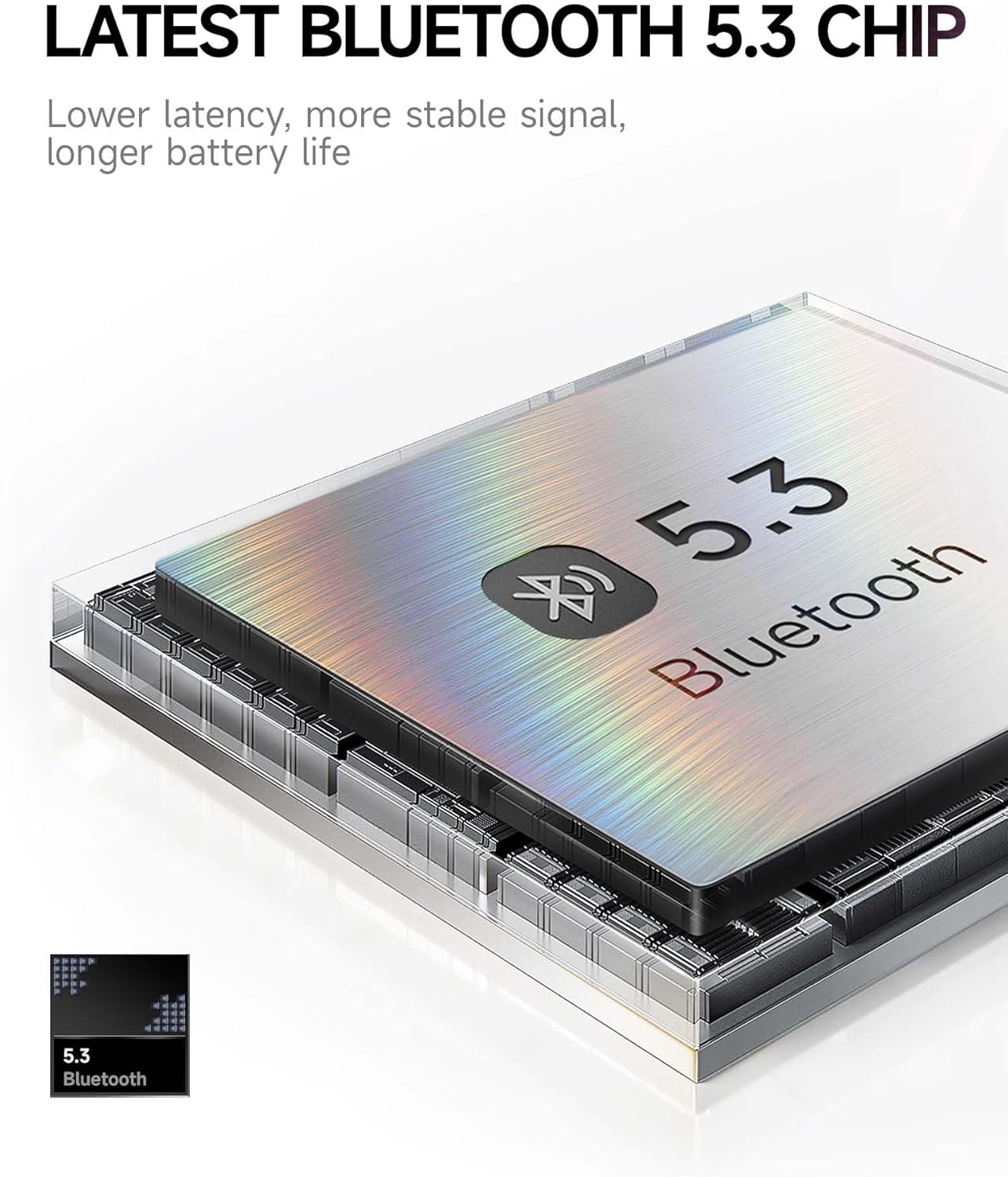 120小时续航无线蓝牙头戴耳机 低延迟3EQ模式免提通话 留学生海外宿舍视频连线家人不掉线