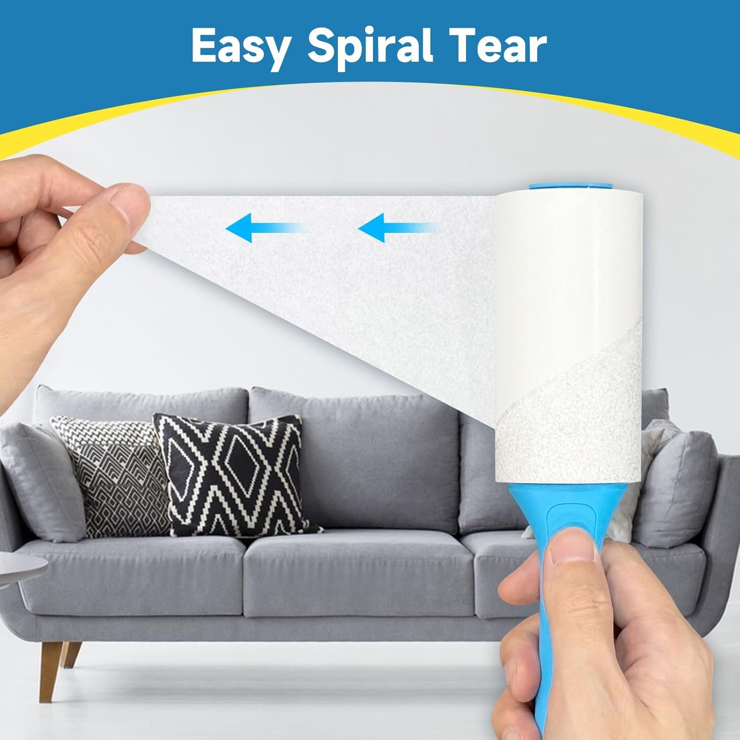 600张超强粘性除毛滚筒 留学生宿舍宠物毛一滚清爽 衣服沙发床单车座轻松净