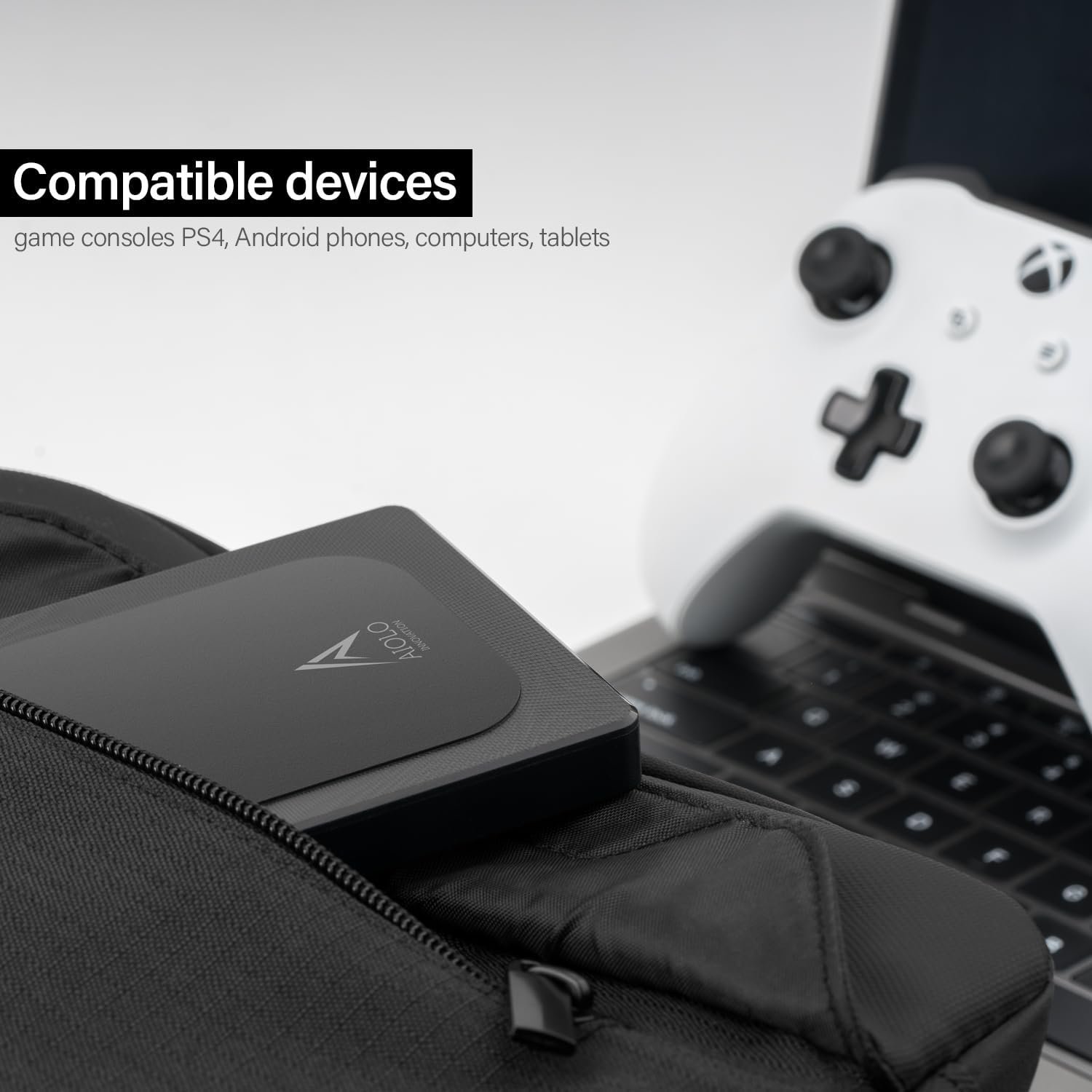 500GB超薄便携外置硬盘USB 3.0兼容PC Mac笔记本PS4 Xbox-留学生宿舍一键备份家乡照片大学作业游戏存档