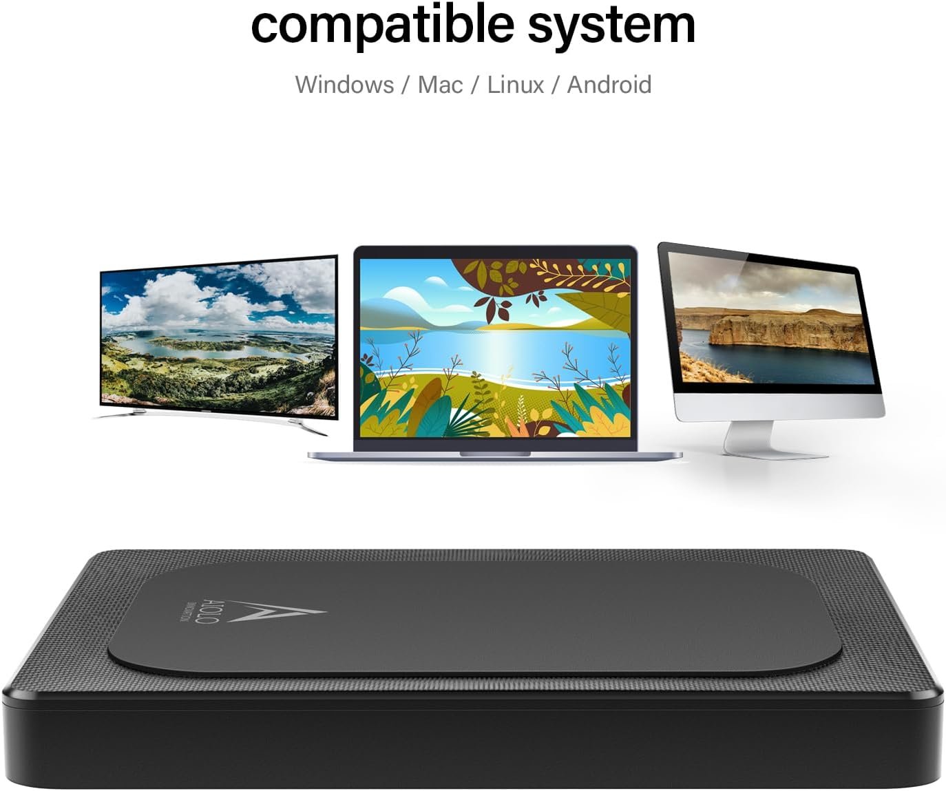 500GB超薄便携外置硬盘USB 3.0兼容PC Mac笔记本PS4 Xbox-留学生宿舍一键备份家乡照片大学作业游戏存档
