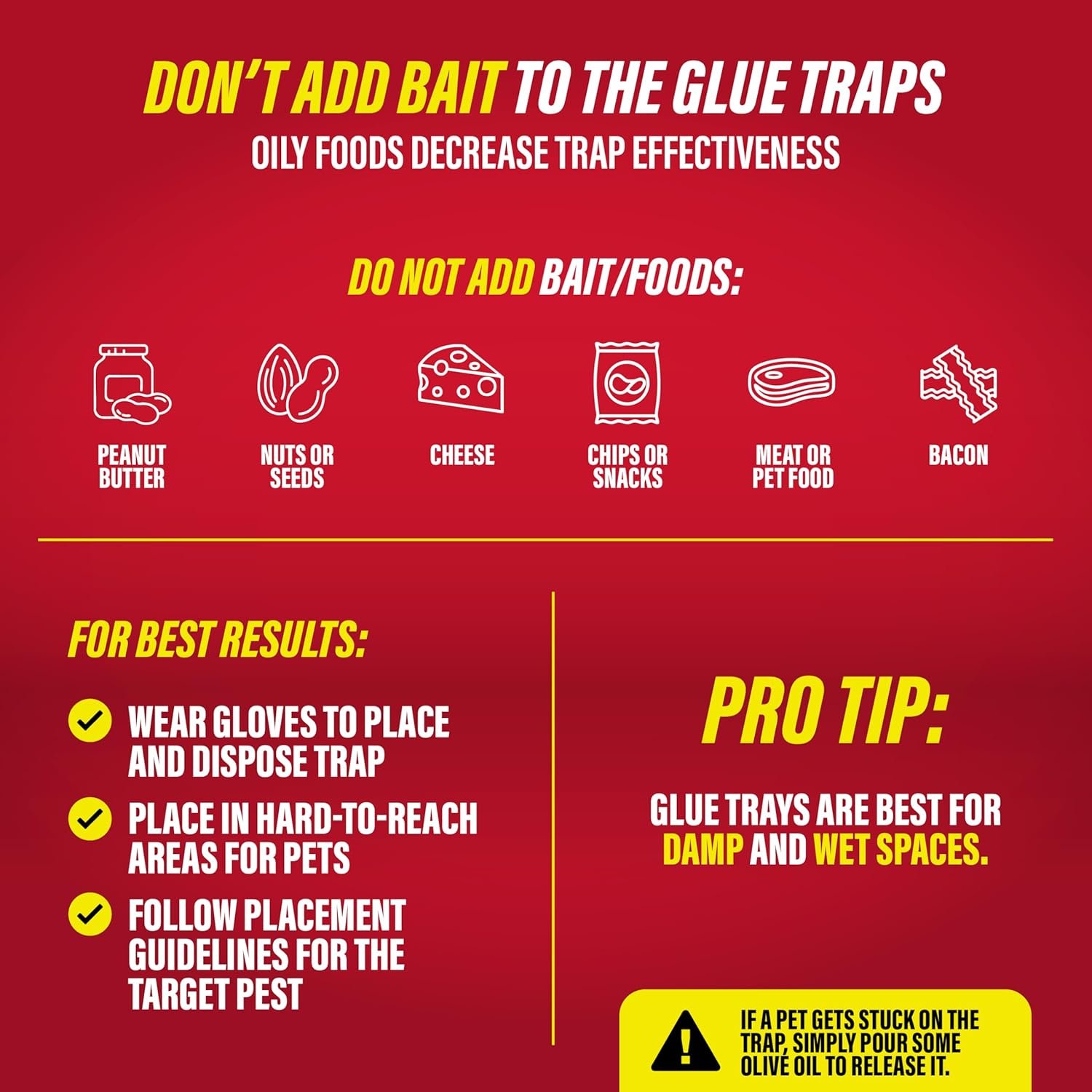 6片重型无农药鼠虫胶粘陷阱，留学生海外公寓厨房深夜鼠窜瞬间守护者