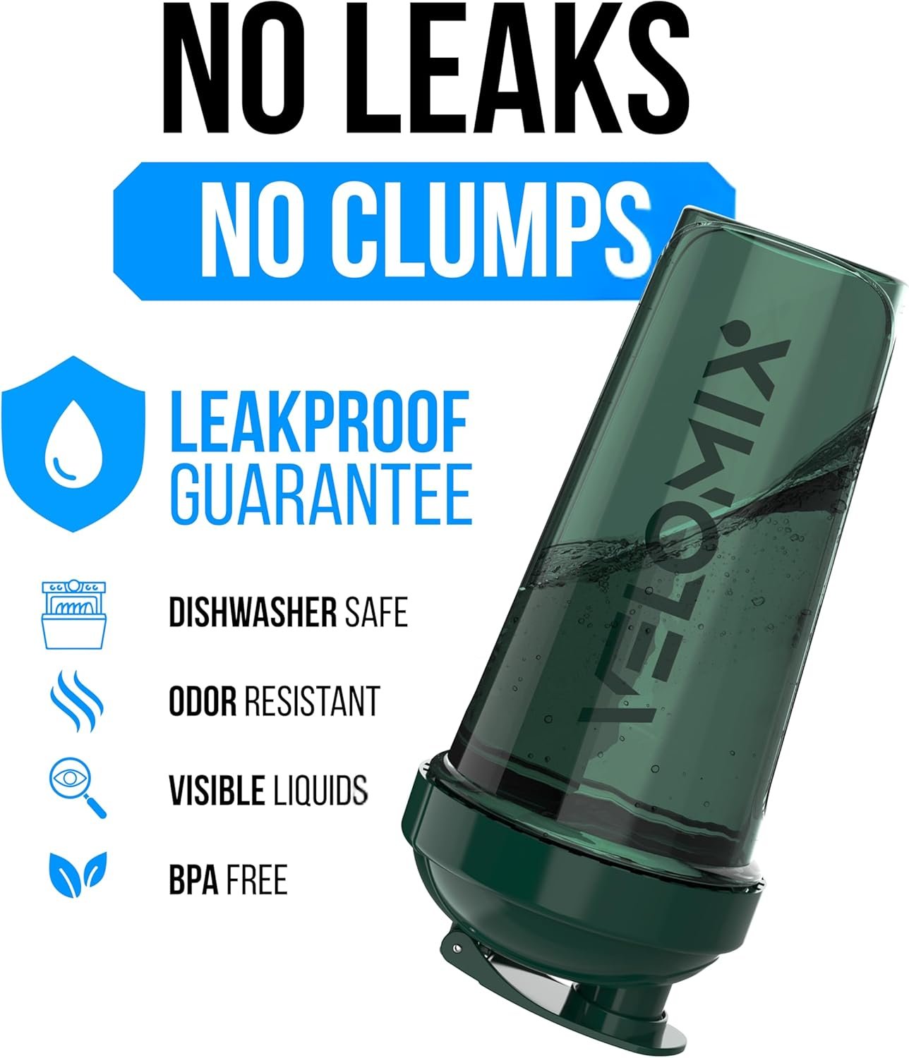 6件装28盎司蛋白奶昔摇瓶带钢丝搅拌器 不漏水设计 - 留学生宿舍速摇健身营养饮 忙碌复习后一键补充蛋白省时省空间（大地色系）