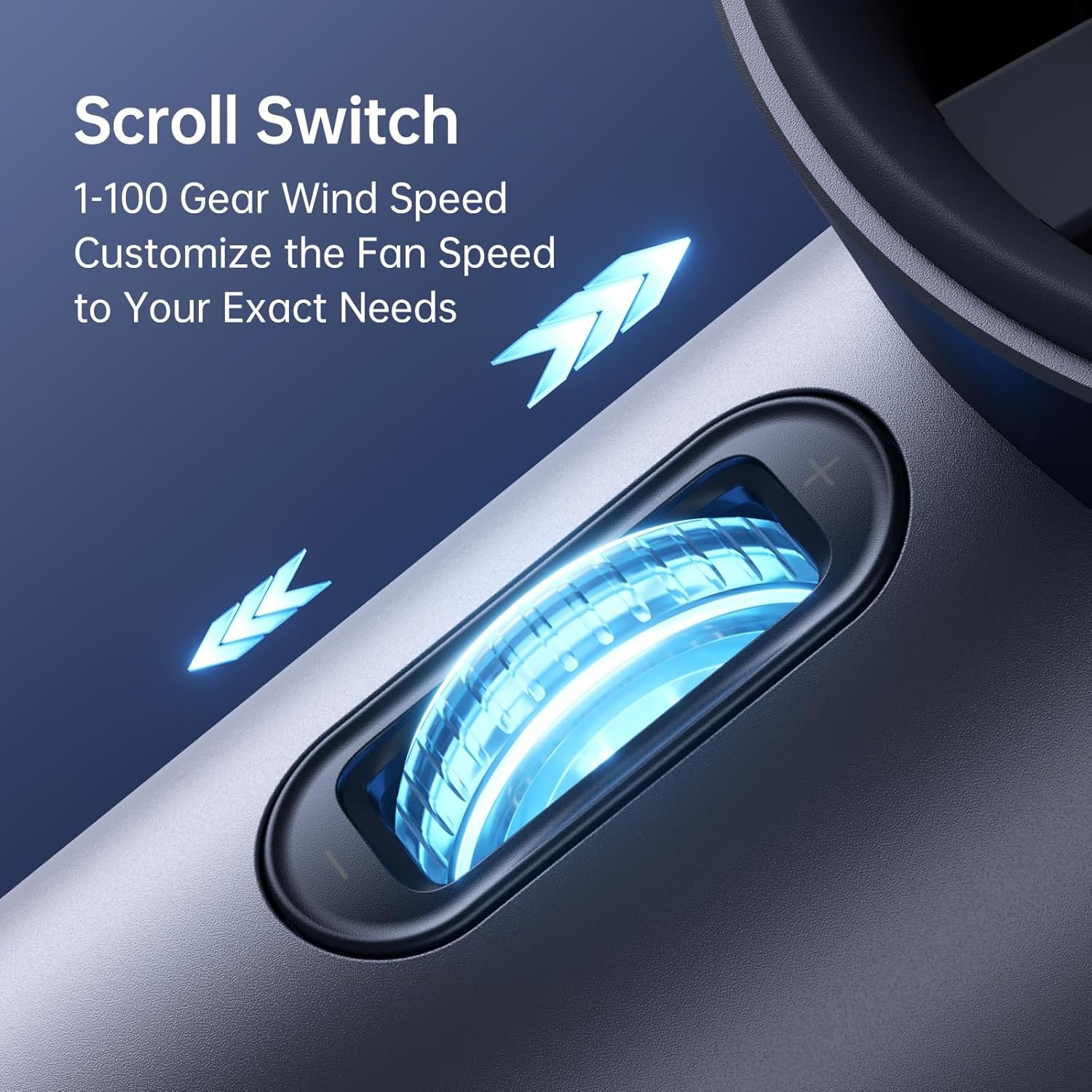 手持涡轮风扇1-100速可调迷你款 3600mAh电池充电数字显示 留学生海外地铁通勤高温即刻清凉-蓝 手持涡轮风扇1-100速可调迷你款 3600mAh电池充电数字显示 留学生海外地铁通勤高温即刻清凉-蓝