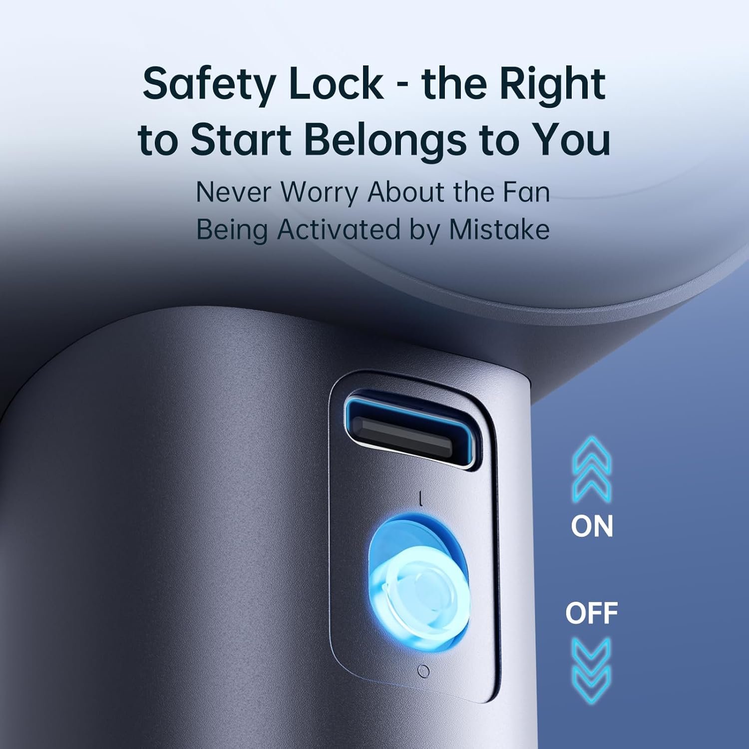 手持涡轮风扇1-100速可调迷你款 3600mAh电池充电数字显示 留学生海外地铁通勤高温即刻清凉-蓝 手持涡轮风扇1-100速可调迷你款 3600mAh电池充电数字显示 留学生海外地铁通勤高温即刻清凉-蓝