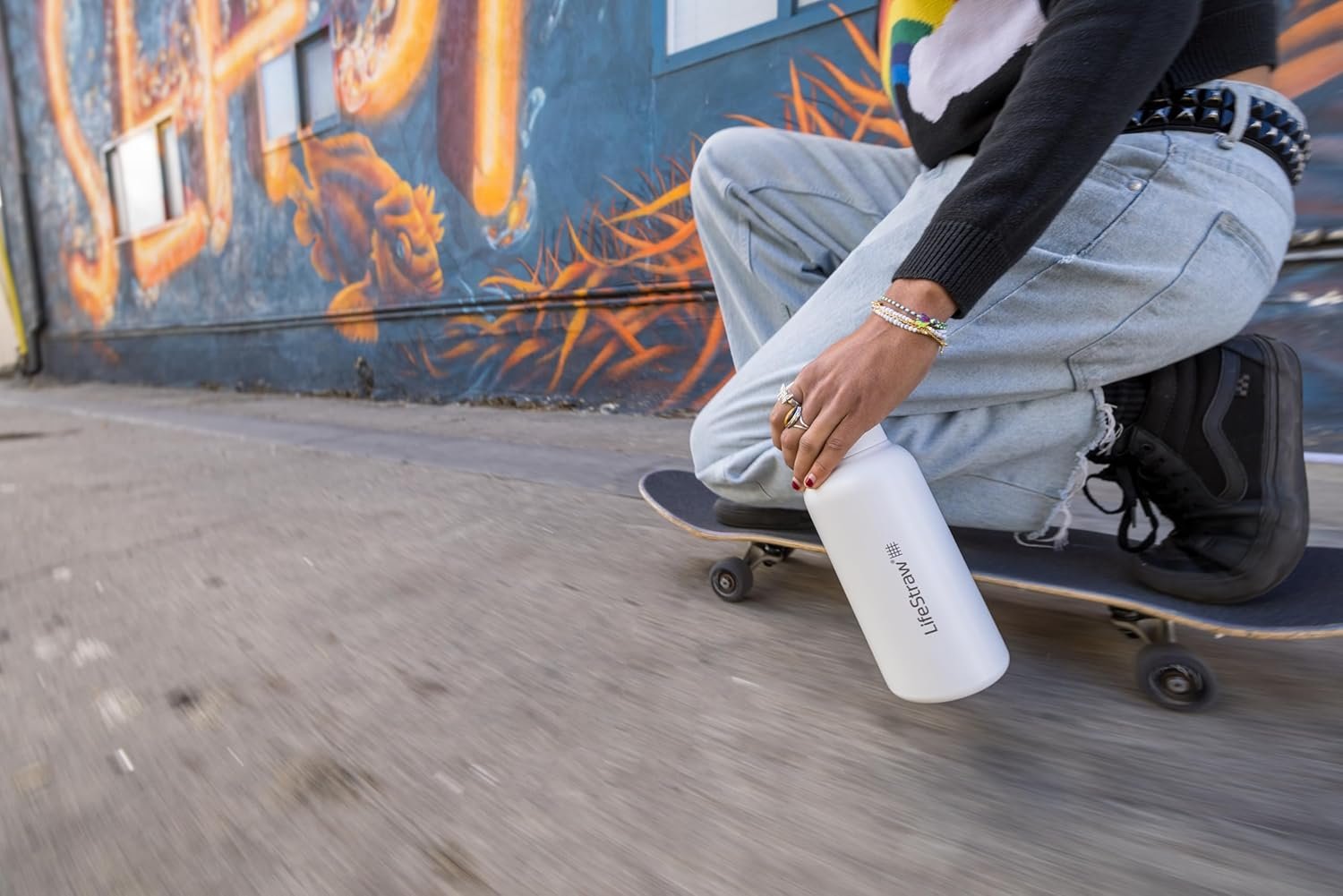 1L保温不锈钢过滤水瓶 留学生海外宿舍自来水即时净化 去除细菌寄生虫微塑料 改善口感省钱安心喝