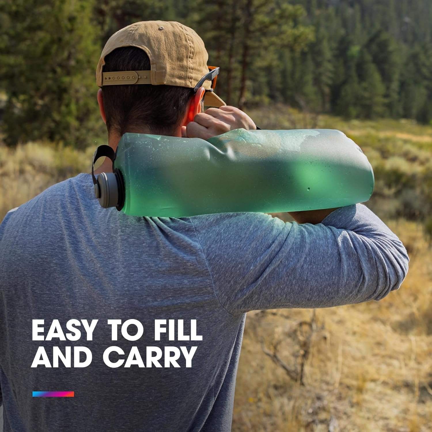 留学生海外徒步省空间：折叠储水袋（2L、3L、4L、6L、10L）BPA PVC免费防漏补水袋