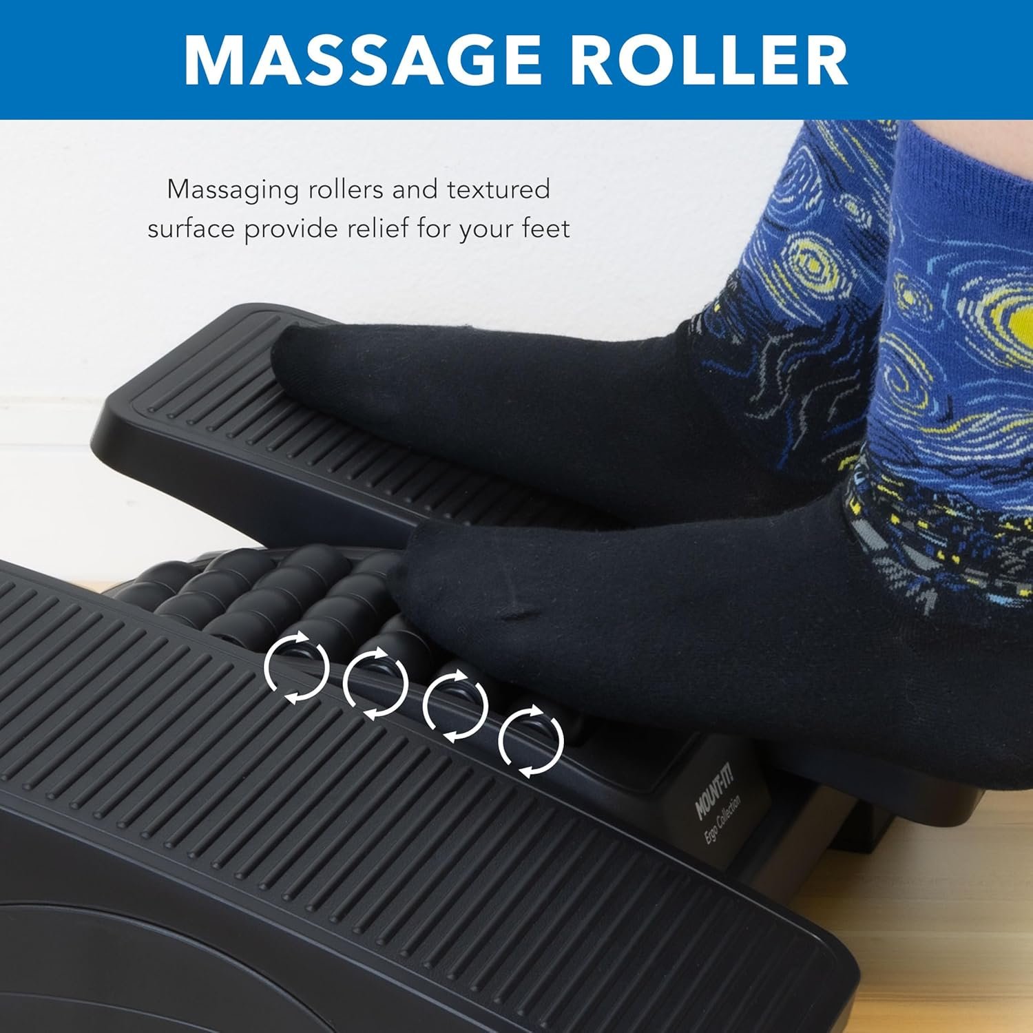 人体工学可调脚凳，留学生租房桌下腿部支撑，倾斜按摩表面缓解熬夜赶due疲劳改善姿势