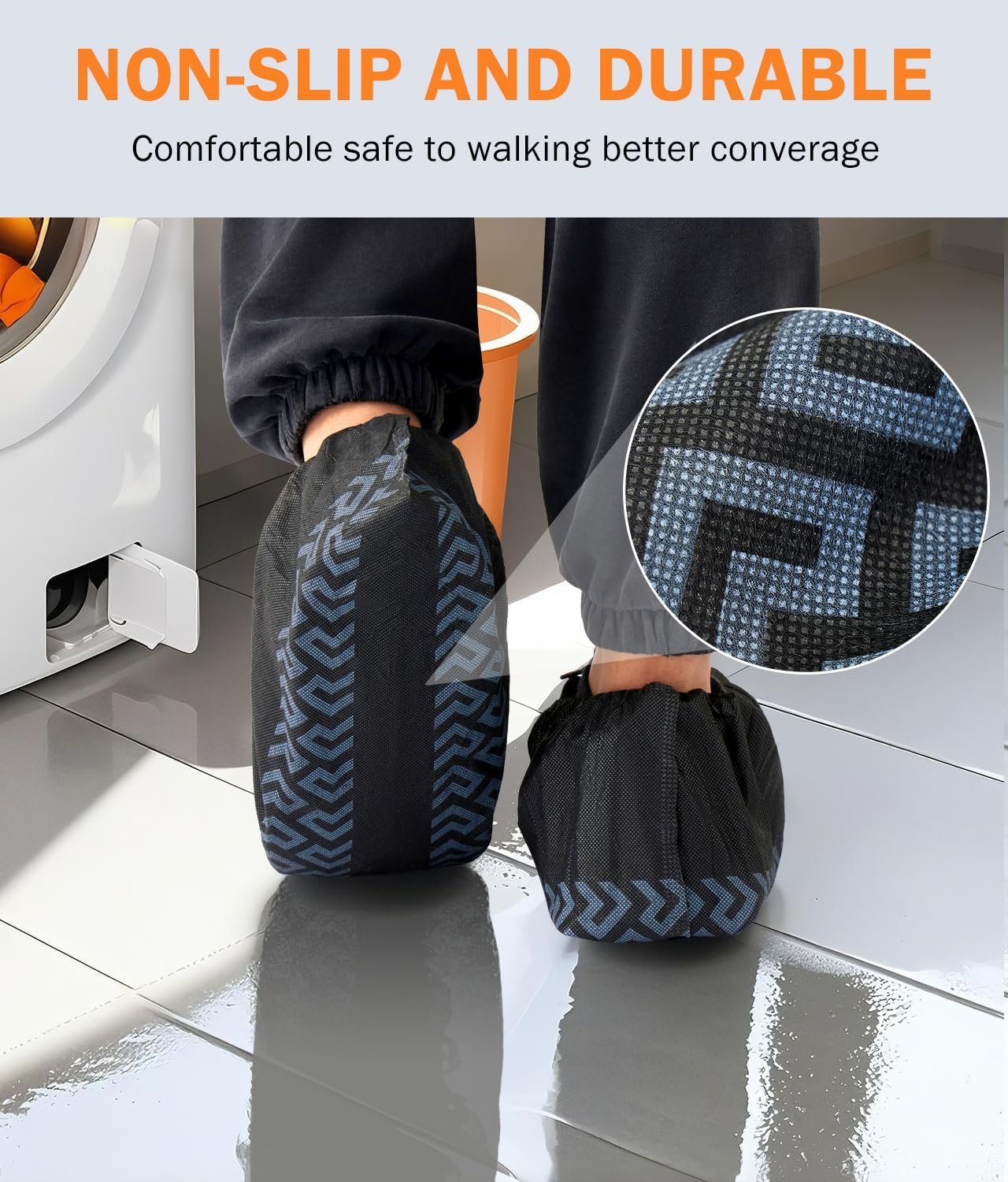 留学生公寓地板守护 100片XL防滑鞋套 进门瞬间零污染