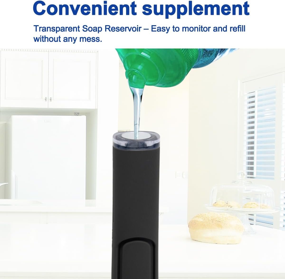 带肥皂泵重型洗碗刷，留学生宿舍厨房一泵速洁油腻锅碗