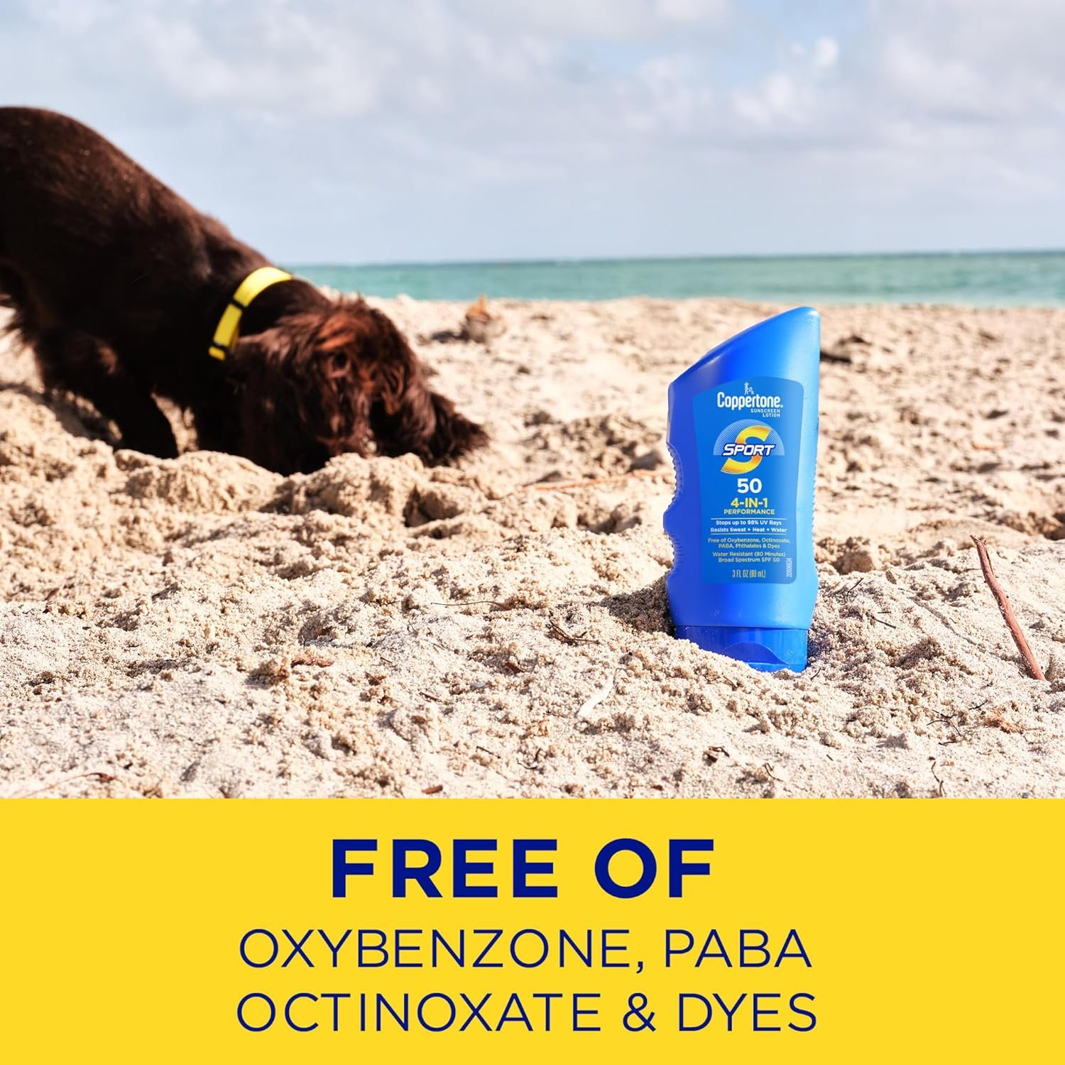 SPF 50 广谱防晒乳液 3液盎司 留学生海滩狂欢阳光防护
