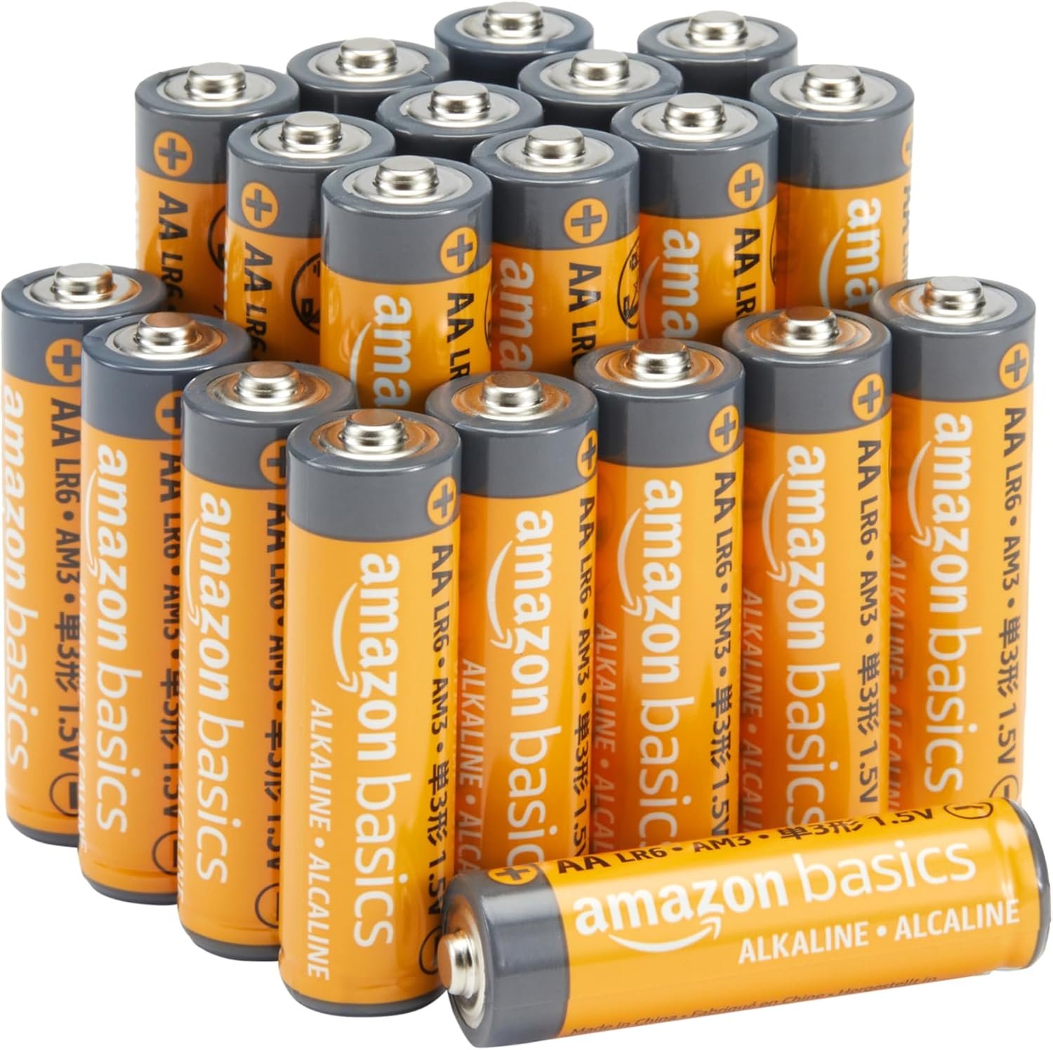 20粒AA碱性高性能电池1.5V 10年长效保质 留学生宿舍遥控追剧缓解独处疲惫