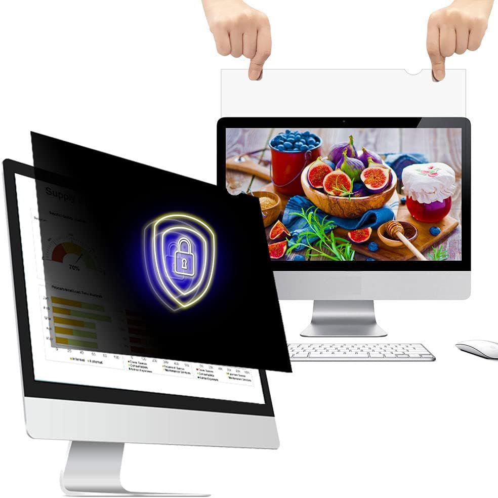 23.8英寸16:9宽屏电脑隐私滤光屏 - 留学生宿舍深夜独处安心码代码防窥护眼膜