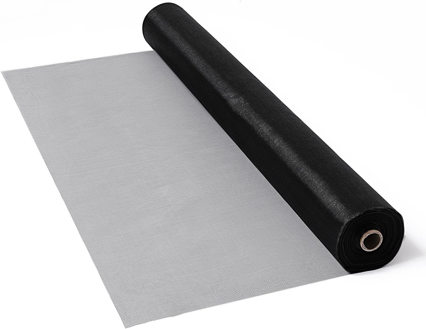 36英寸x100英尺玻璃纤维窗纱网，租屋纱窗DIY速换，防蚊虫安心熬夜赶due，重型耐用公寓通风屏