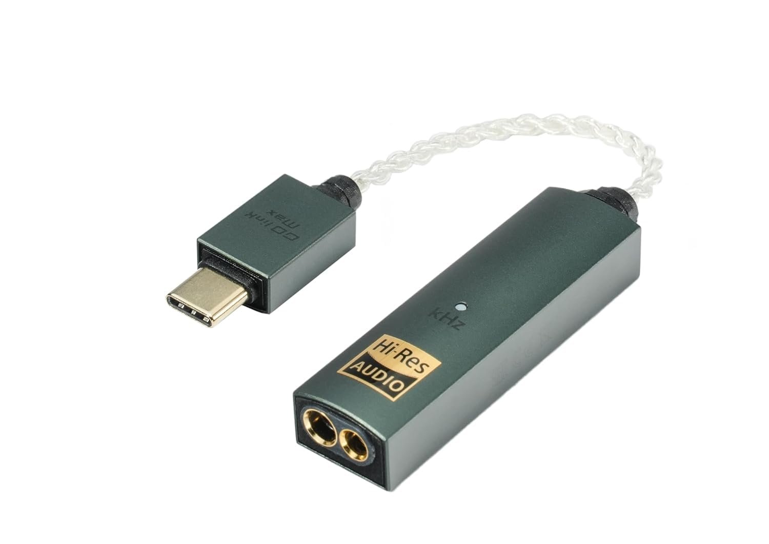 便携USB-C耳机放大器DAC转接头3.5/4.4mm - 留学生熬夜赶due解压神器，即插即用高解析音质随身听，租房旅行轻松沉浸音乐世界