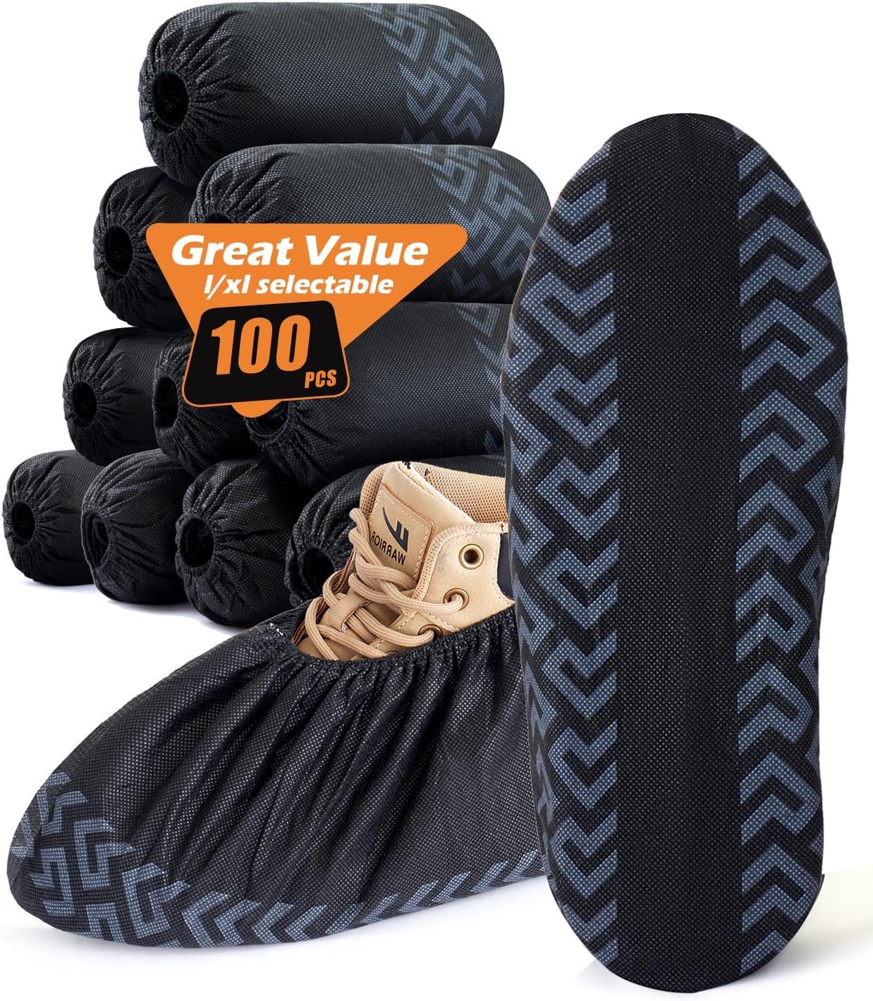 留学生公寓地板守护 100片XL防滑鞋套 进门瞬间零污染