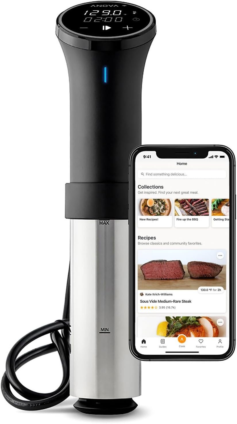 精准WiFi低温慢煮器：留学生租房小厨房煮嫩滑家常美食，远程控温熬夜赶due不挨饿