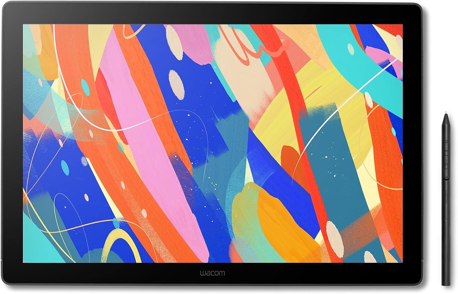 16英寸带屏绘图板 无电池专业笔 100% sRGB | 留学生宿舍深夜一笔绘梦 数字设计动画游戏创作站 兼容Mac PC