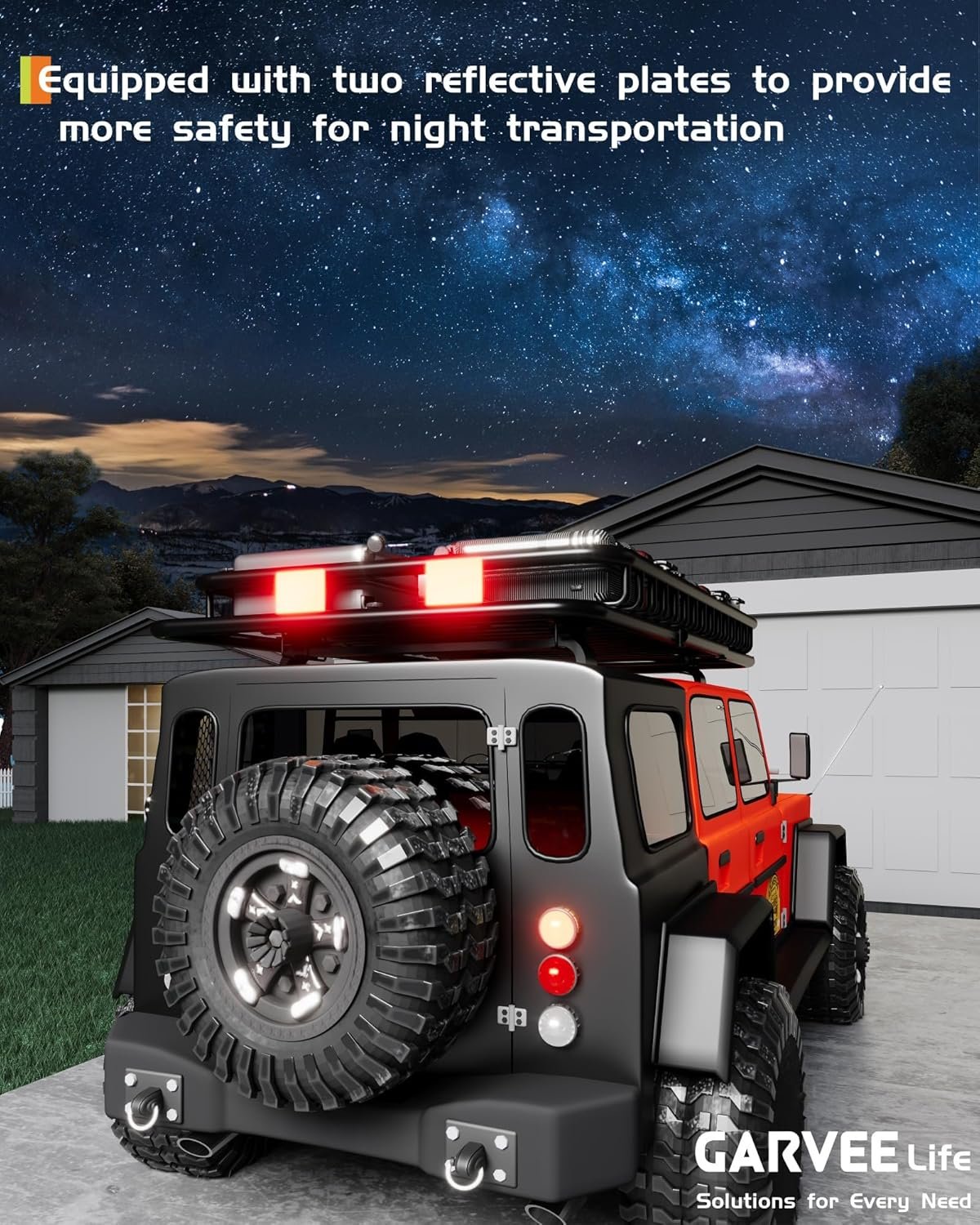 46x36英寸通用车顶行李架篮子 200磅大容量重型SUV卡车行李架 留学生海外跨城搬家自驾游行李轻松扩展空间省心神器