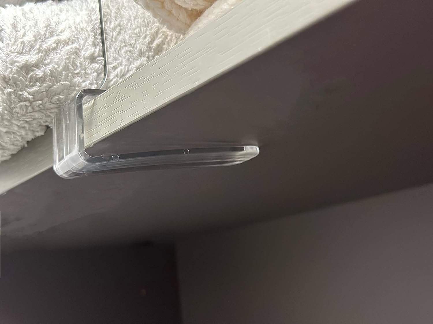 透明亚克力衣柜架子分隔器，留学生宿舍狭小空间衣服手袋瞬间分区整齐，厨房橱柜小物收纳利器6件