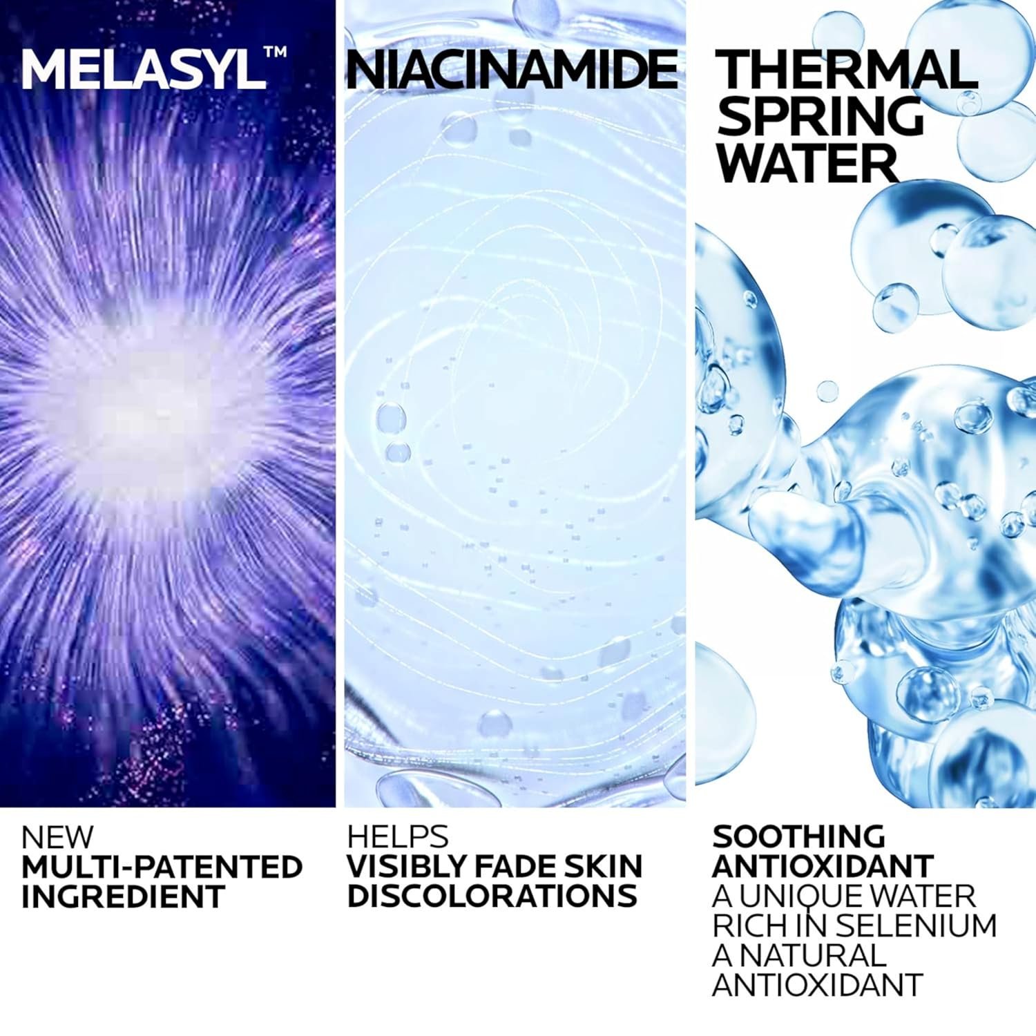 暗斑矫正精华液 含Melasyl+10%烟酰胺 留学生宿舍镜前速抹淡晒斑痘印 海外自信白皙抗衰