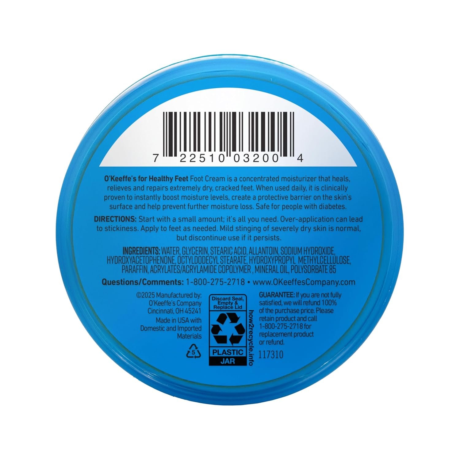 留学生海外冬季脚裂速愈霜 - 3.2盎司罐装(1包) - 宿舍漫步后即涂保湿,瞬间柔软无痛走路 留学生海外冬季脚裂速愈霜 - 3.2盎司罐装(1包) - 宿舍漫步后即涂保湿,瞬间柔软无痛走路